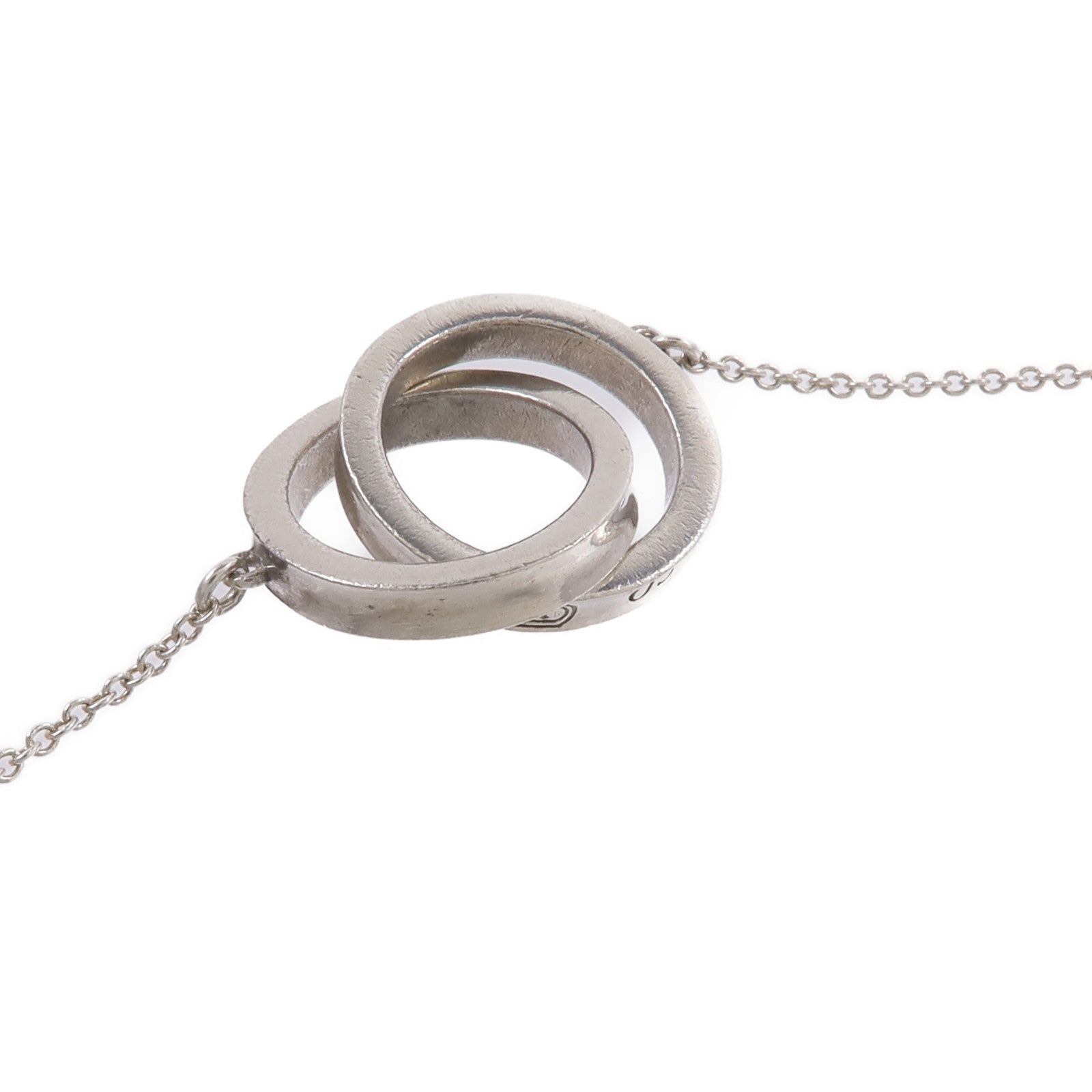 TIFFANY＆CO 925純銀1837 Interlocking Circles項鍊