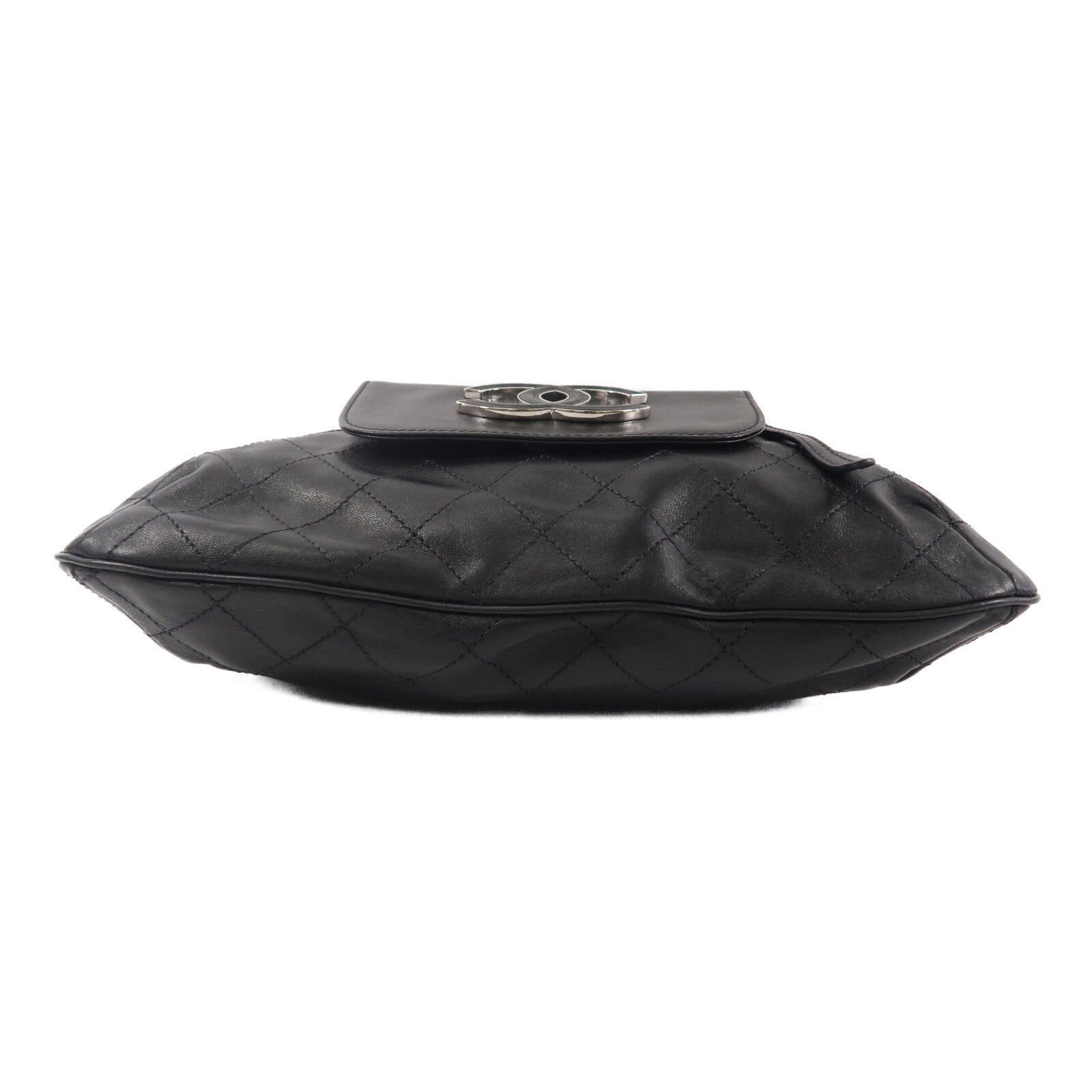 CHANEL 羊皮皮革Hamptons CC Fold-Over Clutch Bag手挽袋