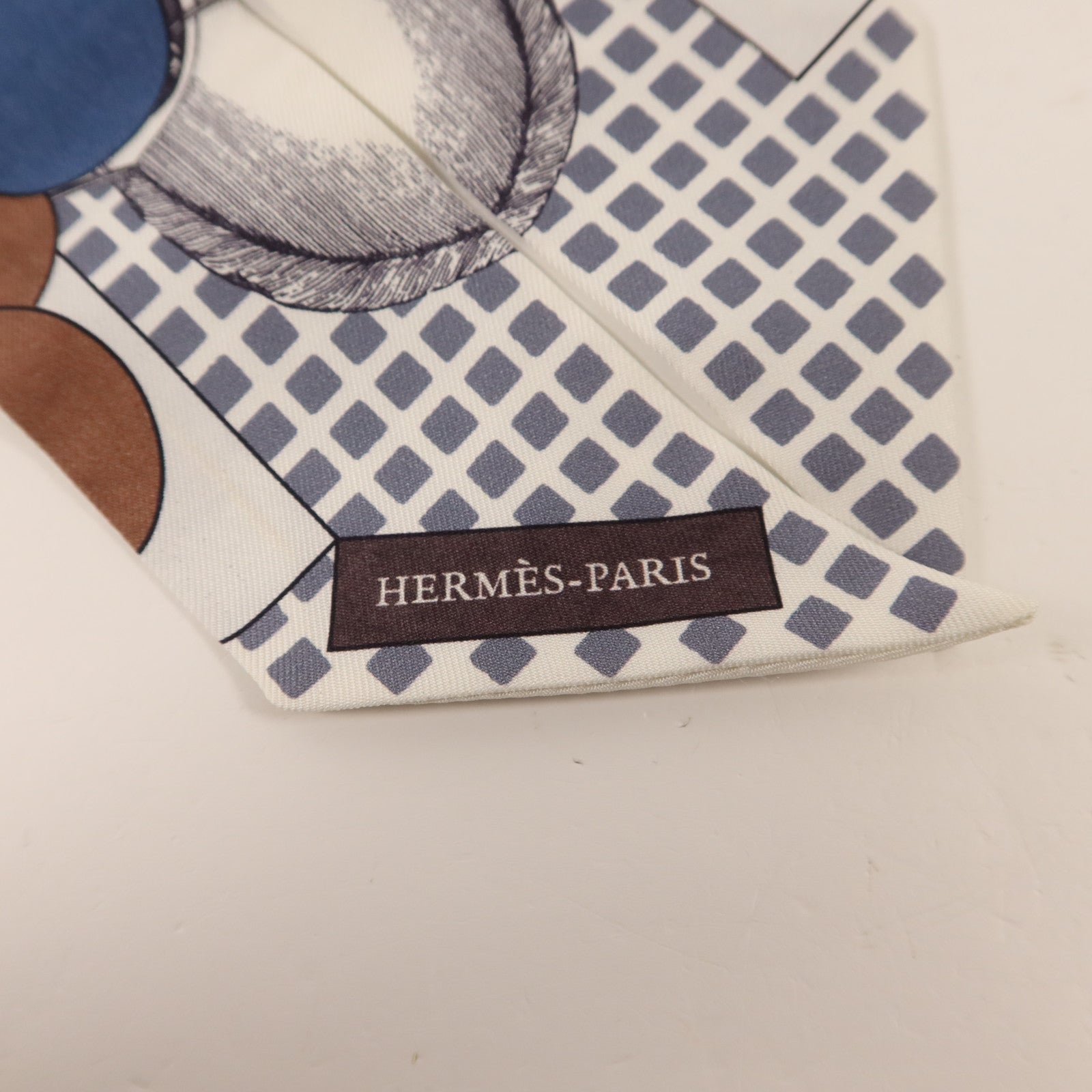HERMES 絲質Twilly絲巾