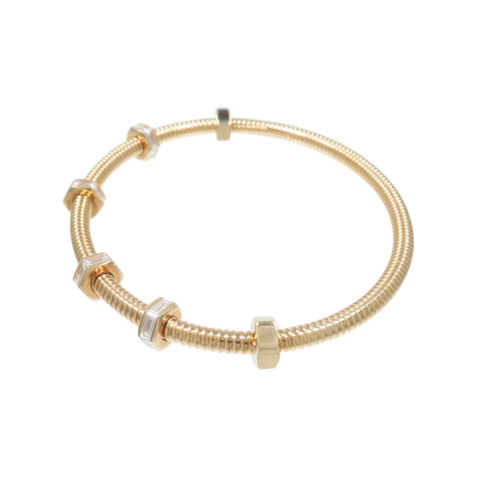 CARTIER 18K玫瑰金Ecrou DE Cartier Bracelet鑽石手鏈
