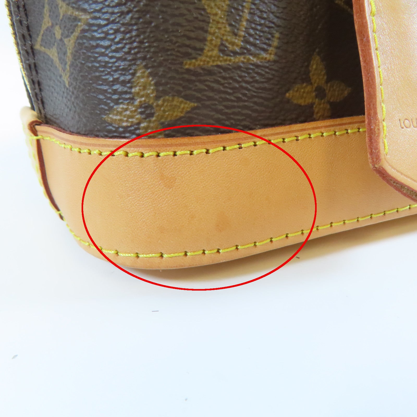 LOUIS VUITTON Monogram Alma BB 2 Way Shoulder Bag金扣手挽肩背兩用袋啡色