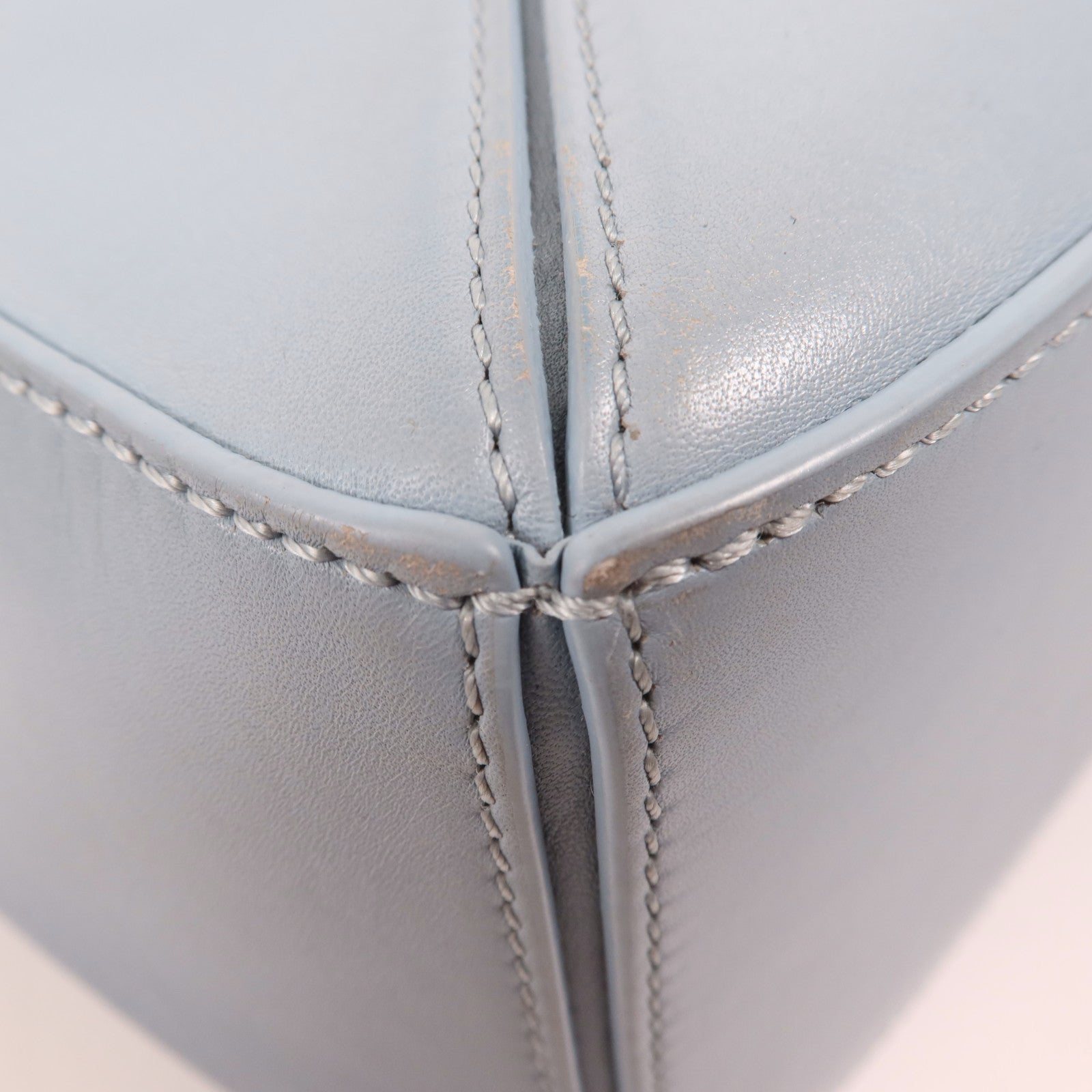 LOEWE 牛皮皮革Small Puzzle銀扣手挽肩背兩用袋
