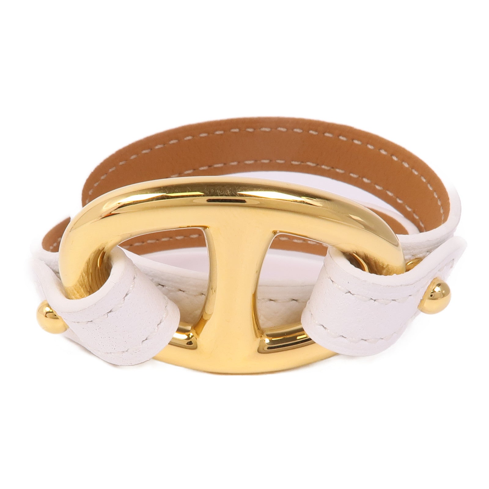 HERMES Epsom皮革Granville Double Tour金扣手帶