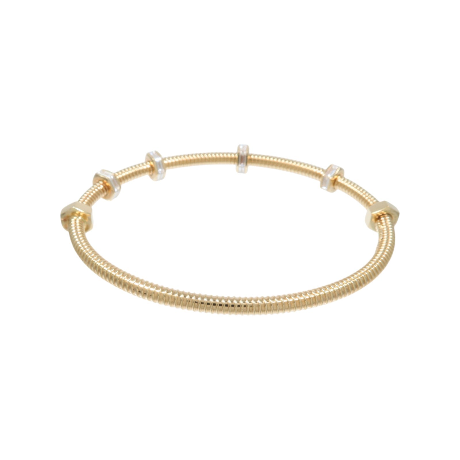 CARTIER 18K玫瑰金Ecrou DE Cartier Bracelet鑽石手鏈