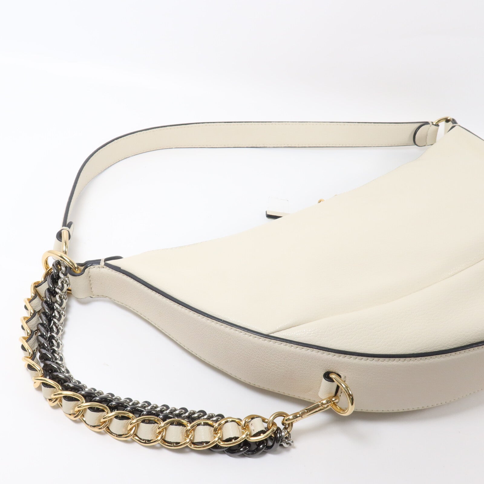 MARC JACOBS 牛皮皮革The Eclipse Shoulder Bag鏈帶肩背袋
