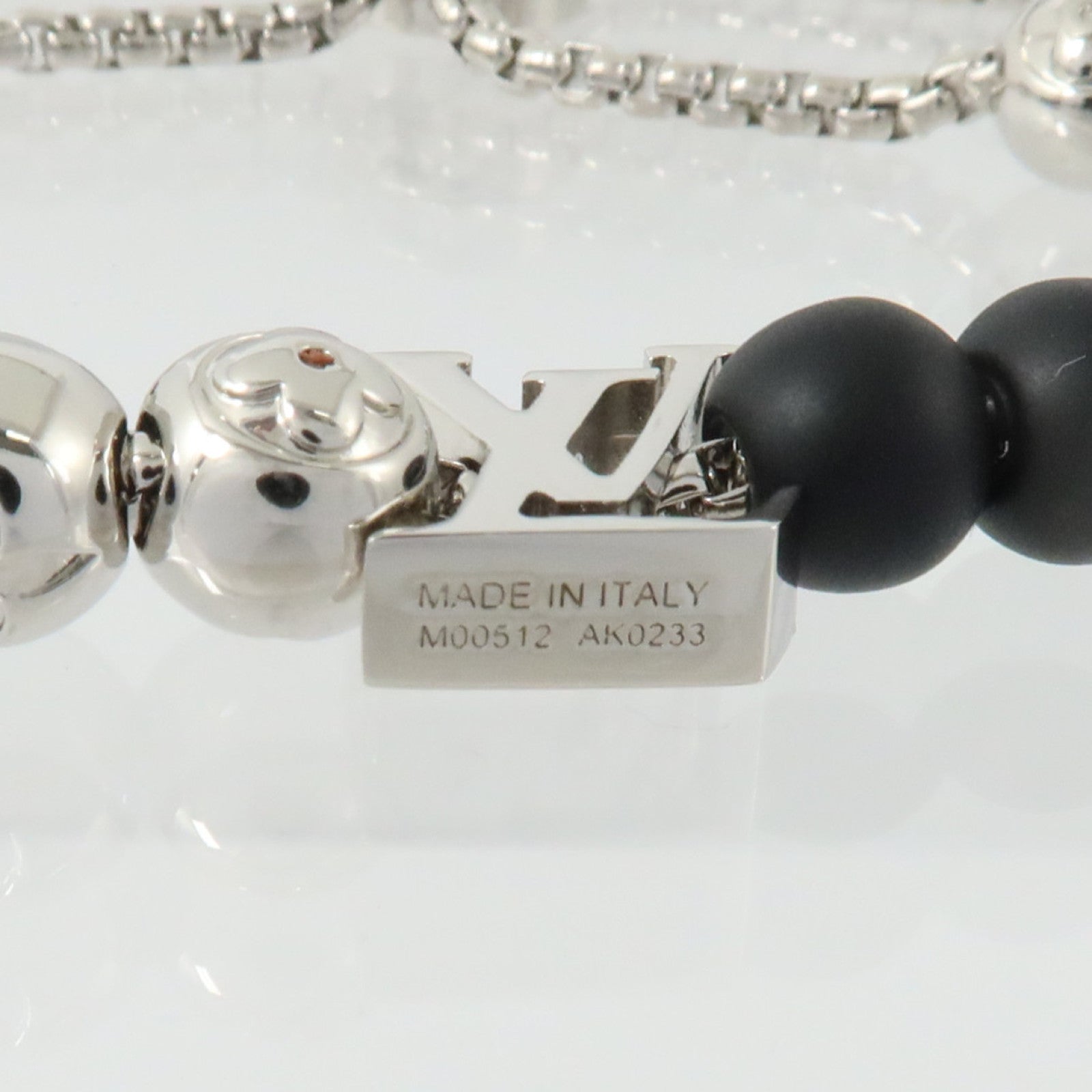LOUIS VUITTON 金屬/PVC Monogram Beads Bracelet手鏈