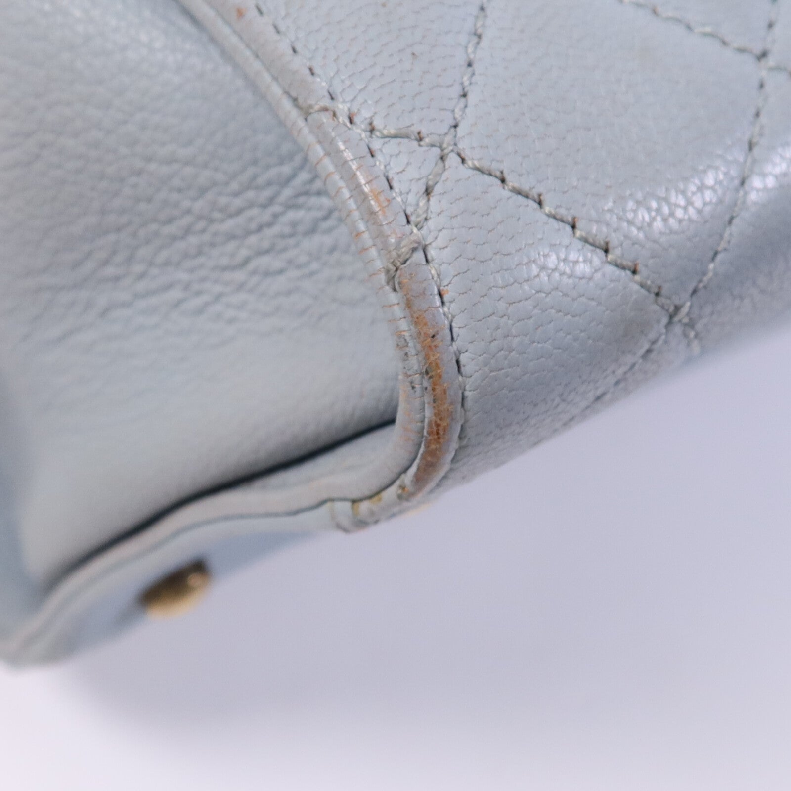 CHANEL 皮革Rita Dome Bag金扣鏈帶肩背袋