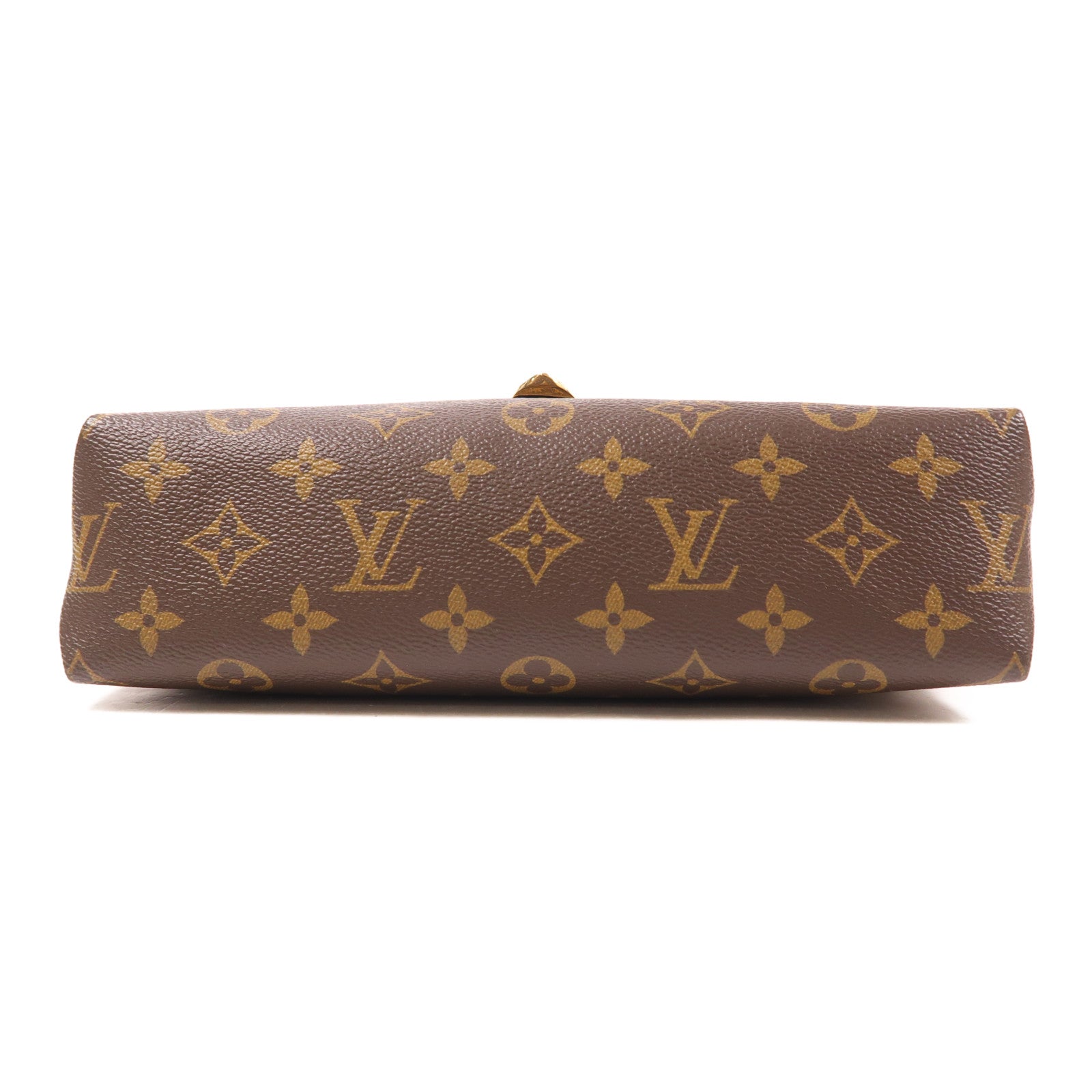 LOUIS VUITTON GHW Saint Placide Shoulder Bag M43713 Monogram Brown/Red