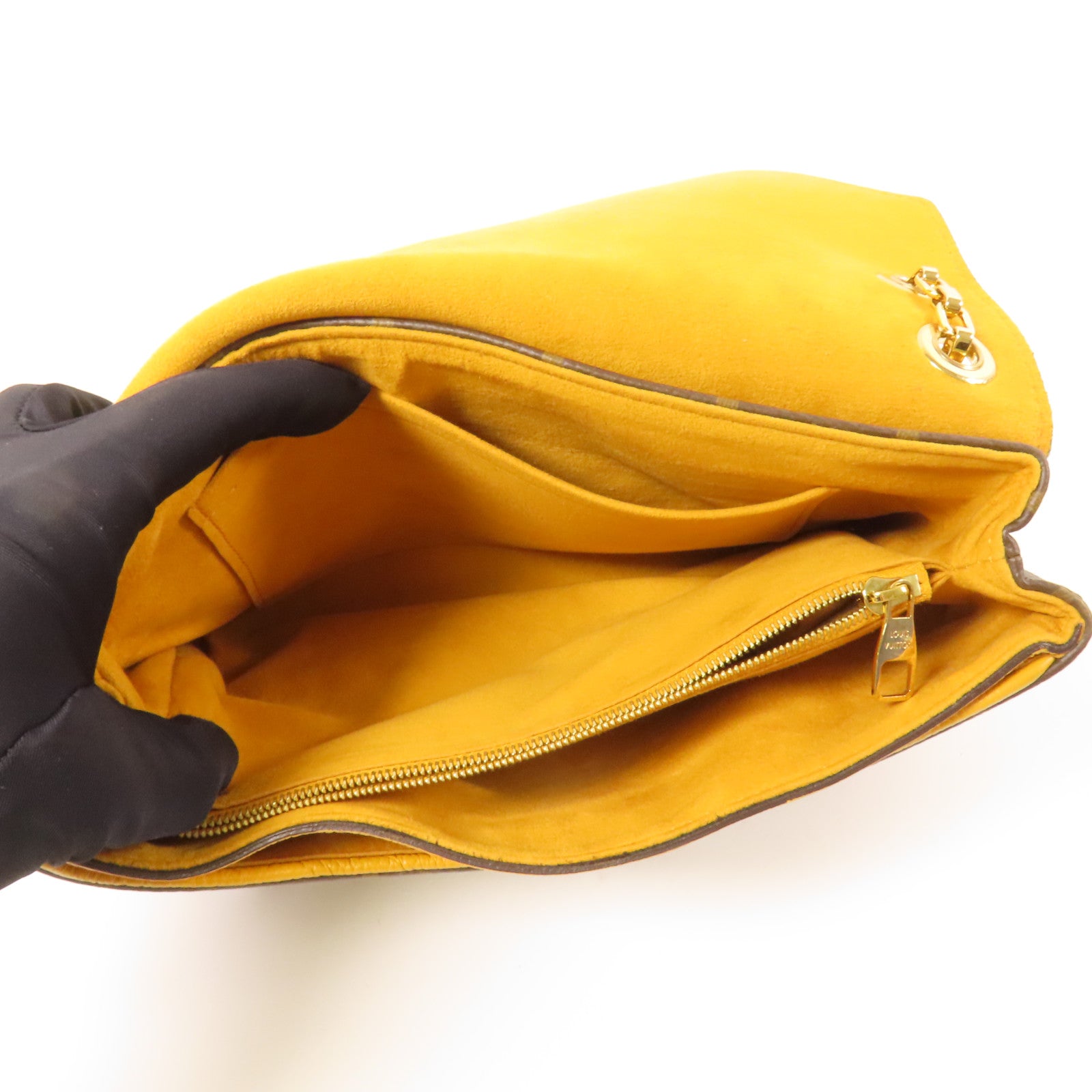 LOUIS VUITTON Monogram Pallas Chain Bag金扣鏈帶肩背袋