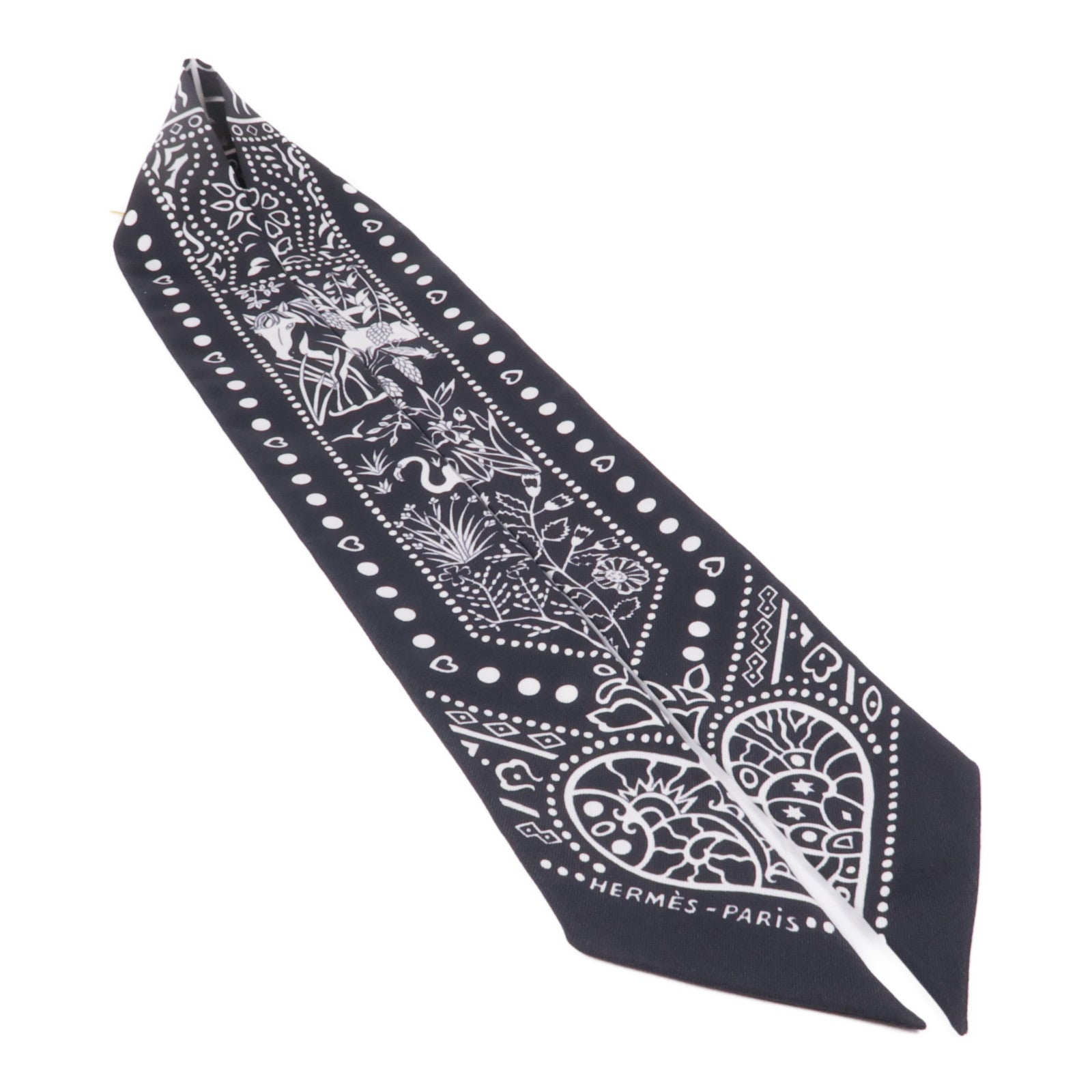 HERMES【激減優惠】 絲質Twilly絲巾