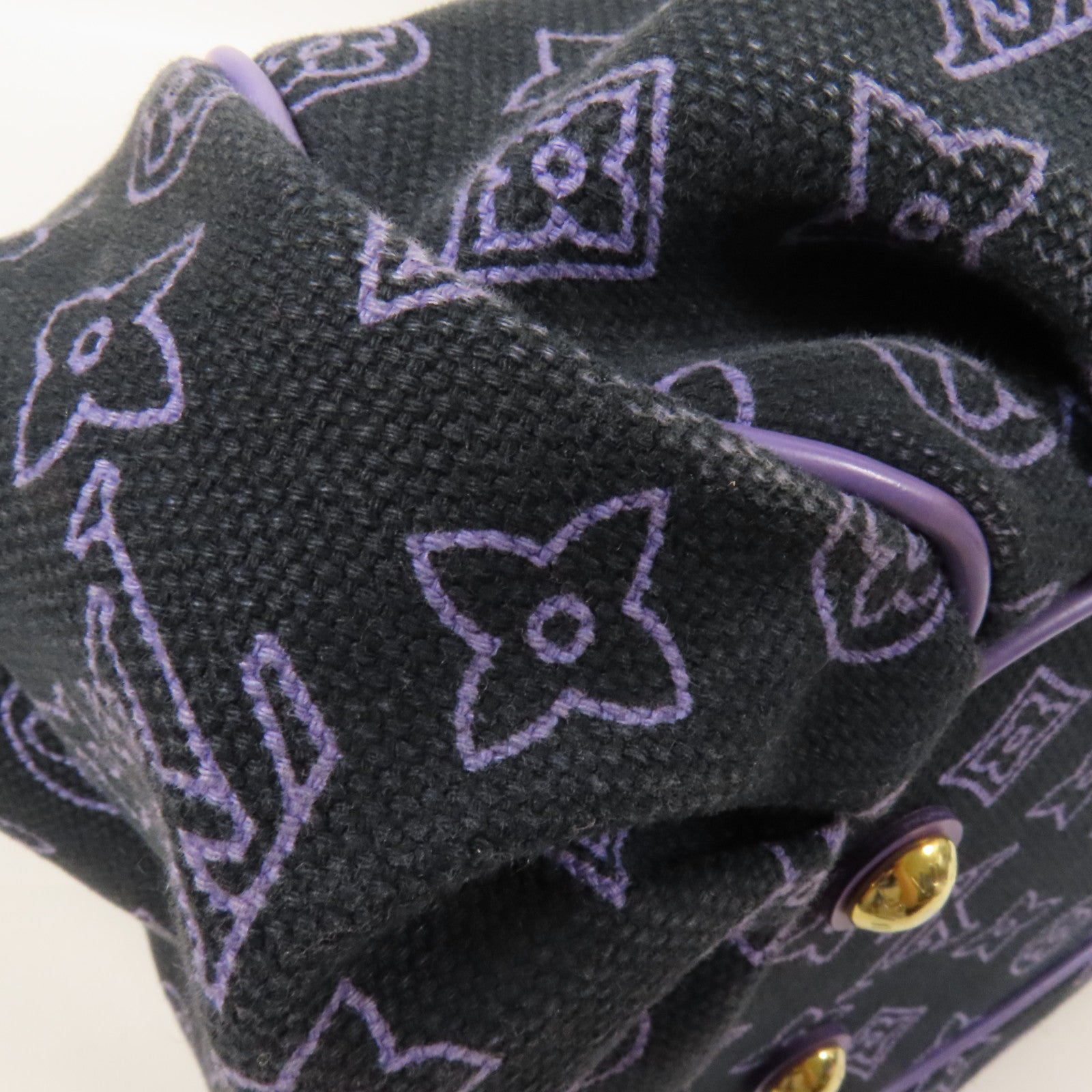 LOUIS VUITTON 帆布Cabas Ipanema PM金扣肩背袋