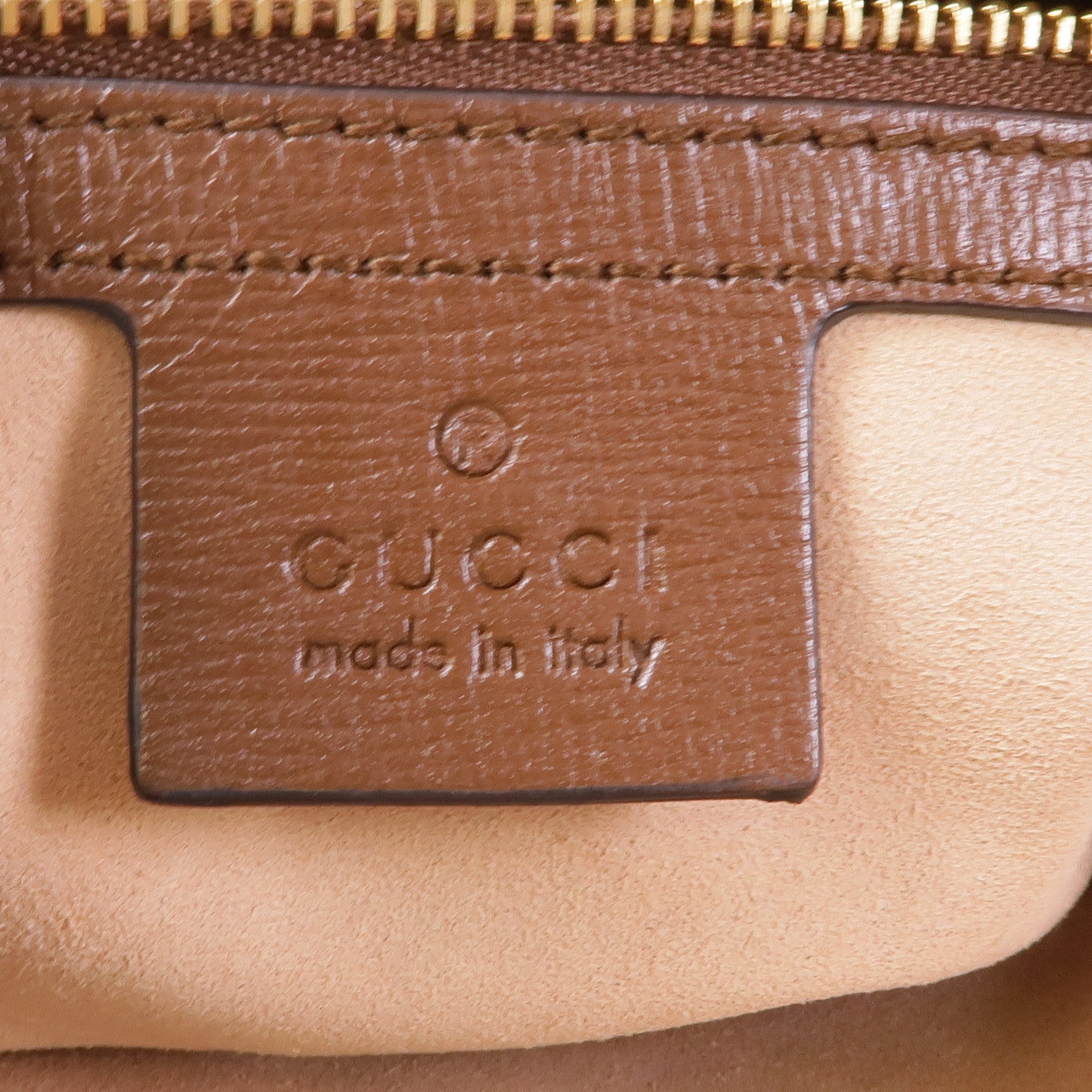 GUCCI 塗層帆布/皮革Horsebit 1955金扣肩背袋