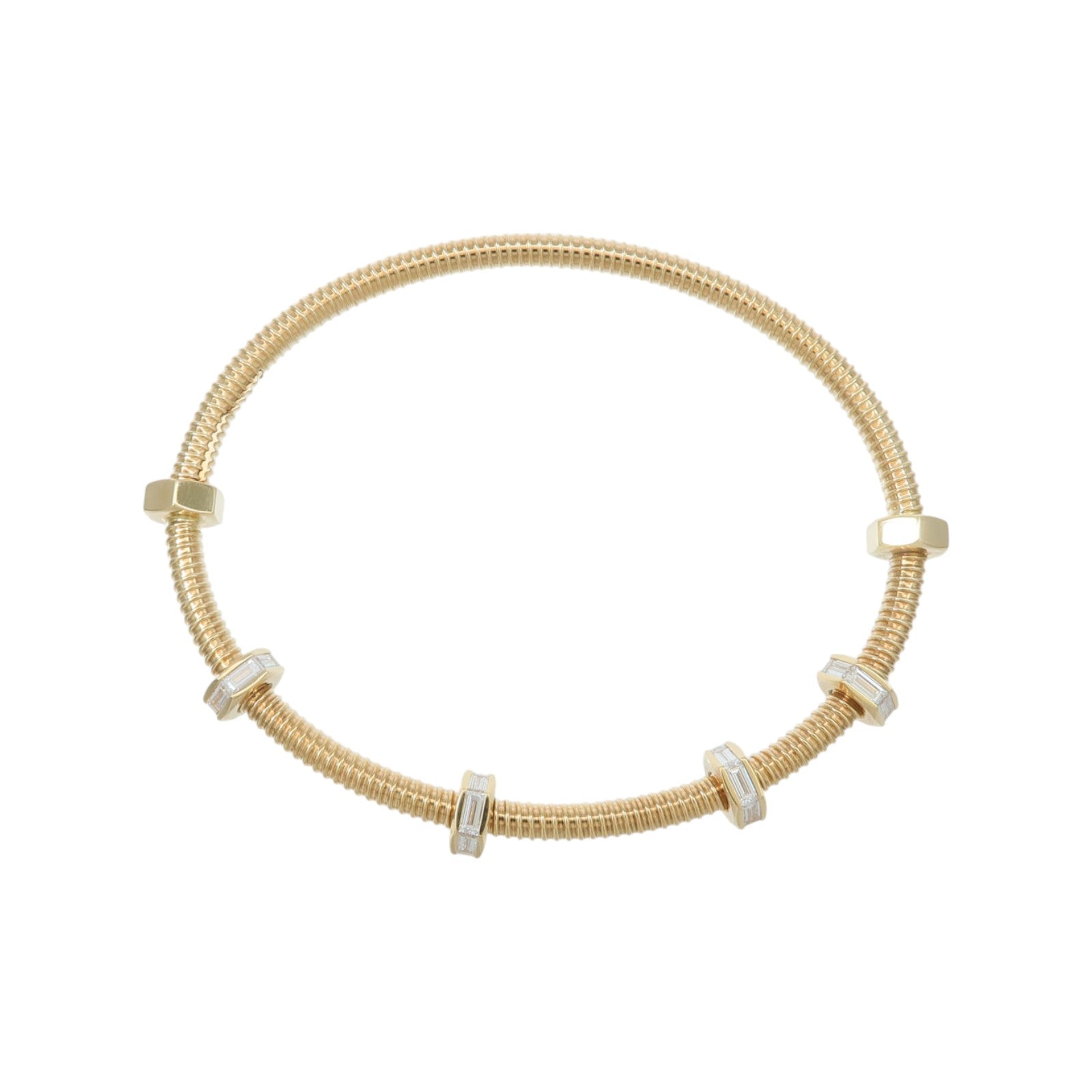 CARTIER 18K玫瑰金Ecrou DE Cartier Bracelet鑽石手鏈