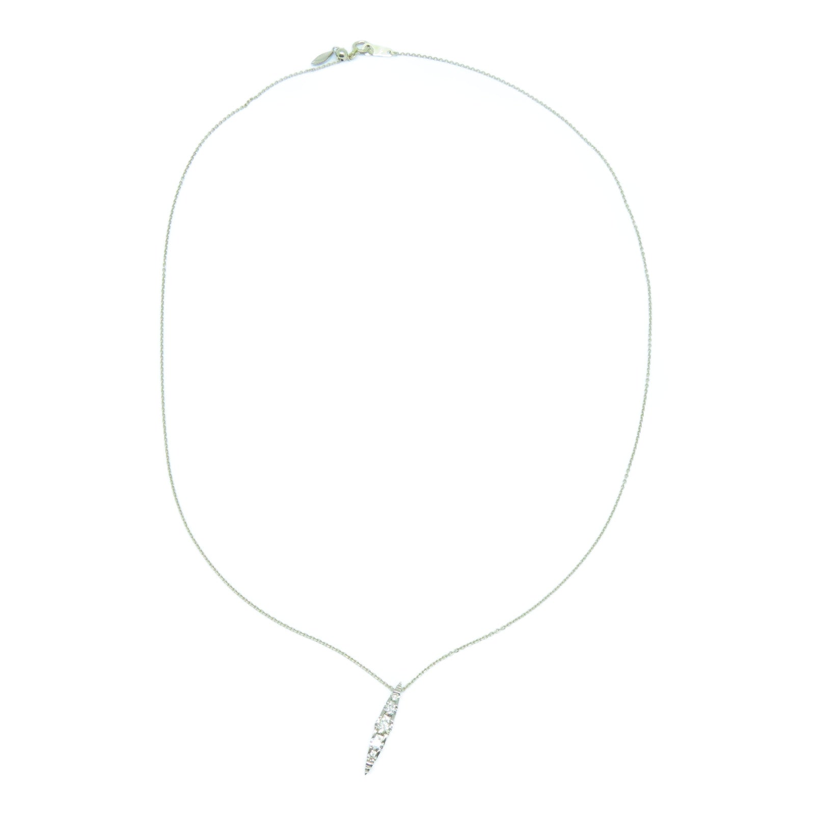 JEWELRY 【激減優惠】18K白金/黃金Diamond Necklace 0.14ct鑽石項鍊