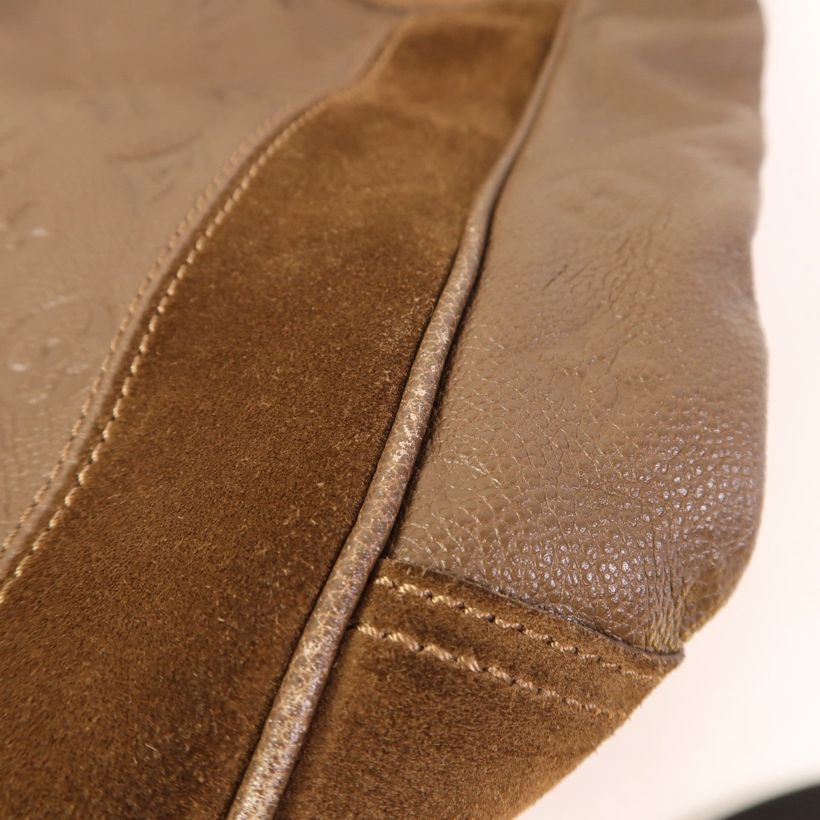 LOUIS VUITTON Monogram Empreinte Audacieuse MM金扣手挽肩背兩用袋