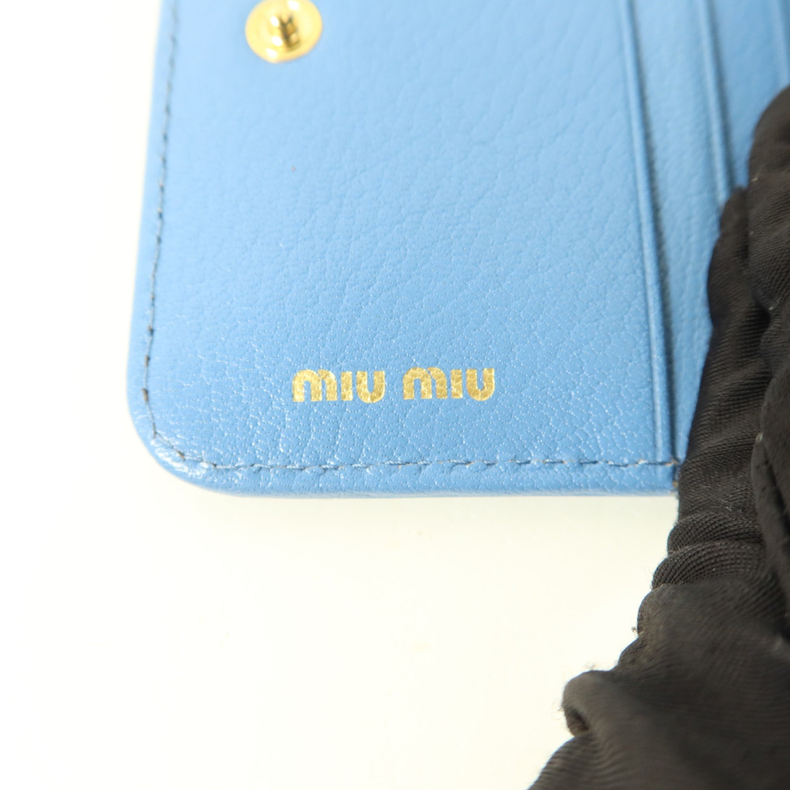 Miu Miu 羊皮皮革Compact Bifold Wallet錢包