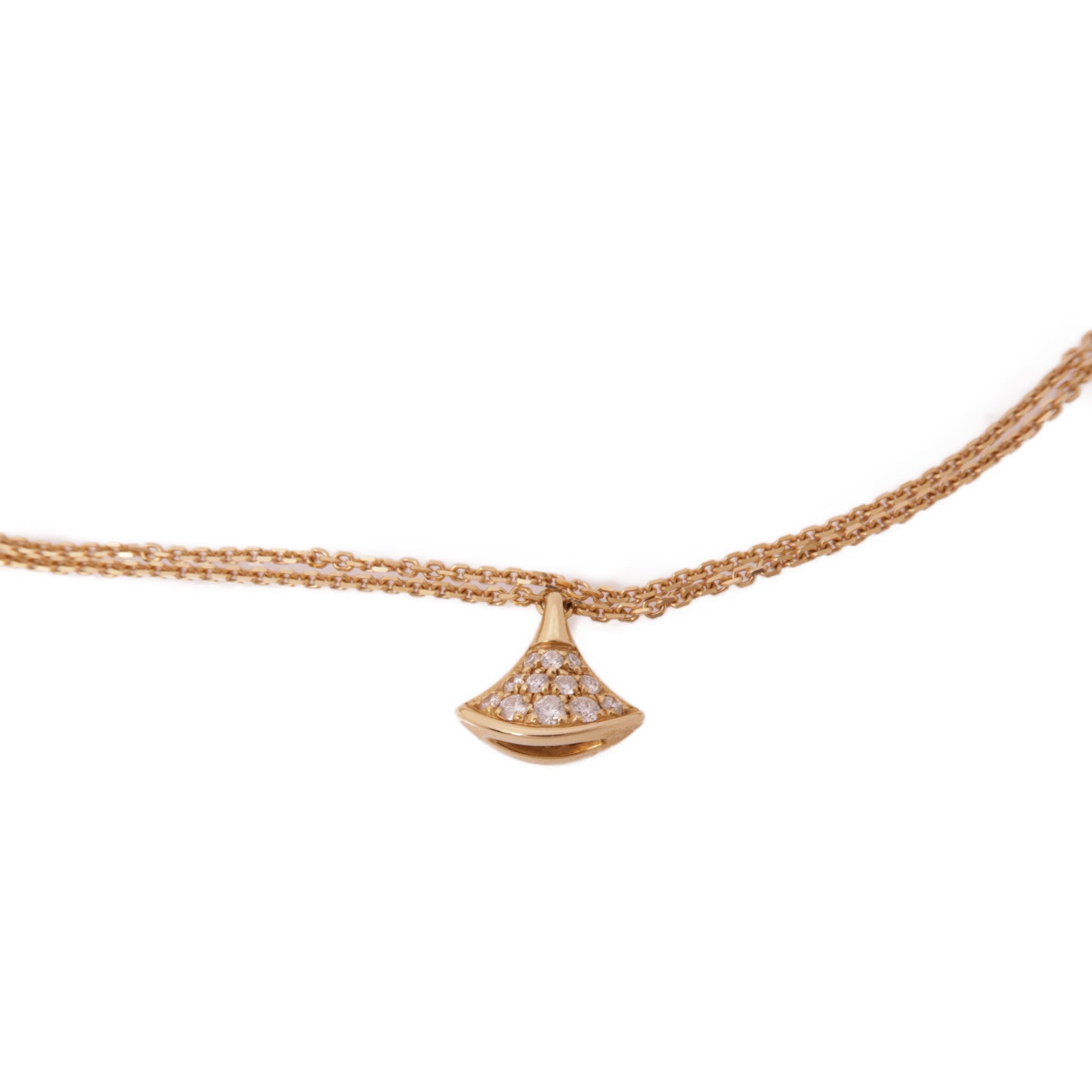 BVLGARI 18K玫瑰金Divas Dream Bracelet鑽石手鏈