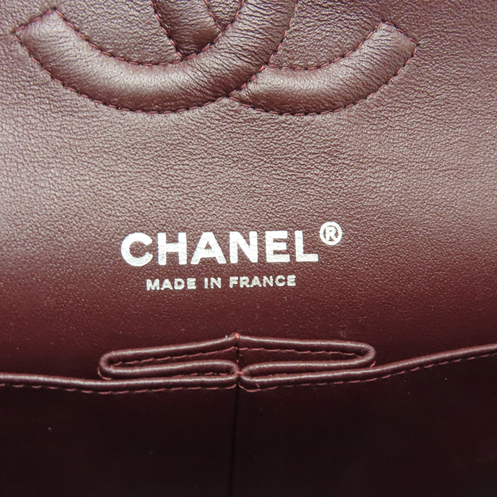 CHANEL 【清倉大減價】菱格羊皮皮革Classic 25銀扣鏈帶肩背袋黑色