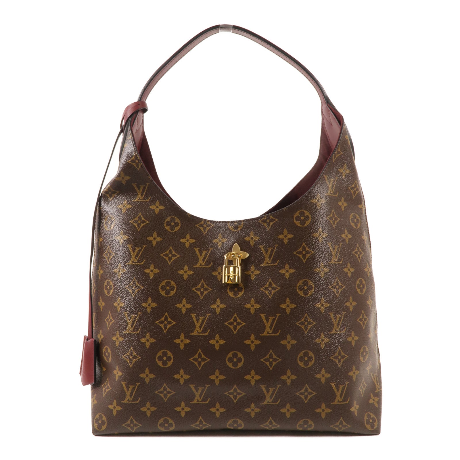 LOUIS VUITTON Monogram Flower Hobo金扣肩背袋