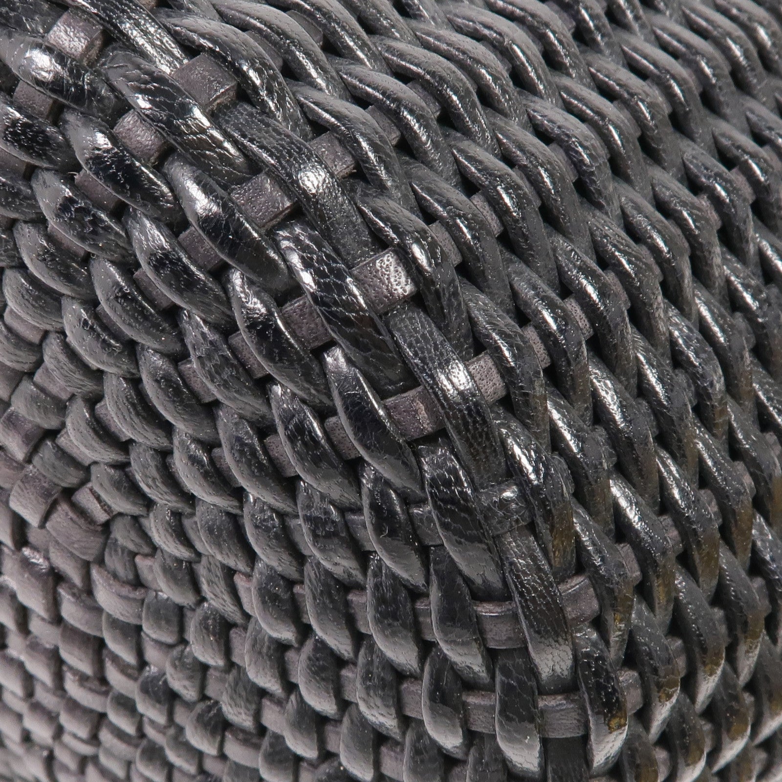 GUCCI 牛皮皮革Chain Shoulder Bag銀扣鏈帶肩背袋