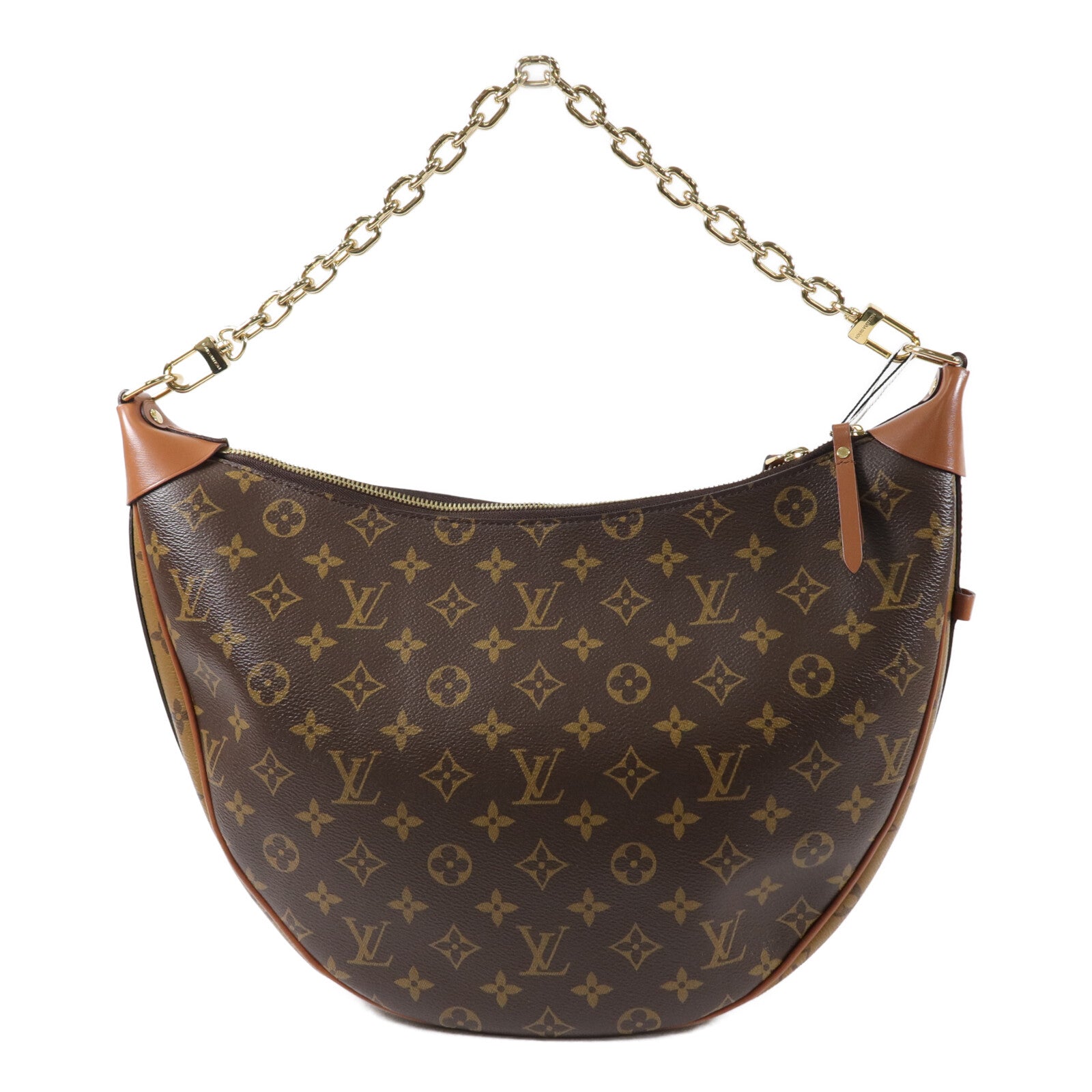 LOUIS VUITTON Monogram Reverse Loop Hobo手挽肩背兩用袋