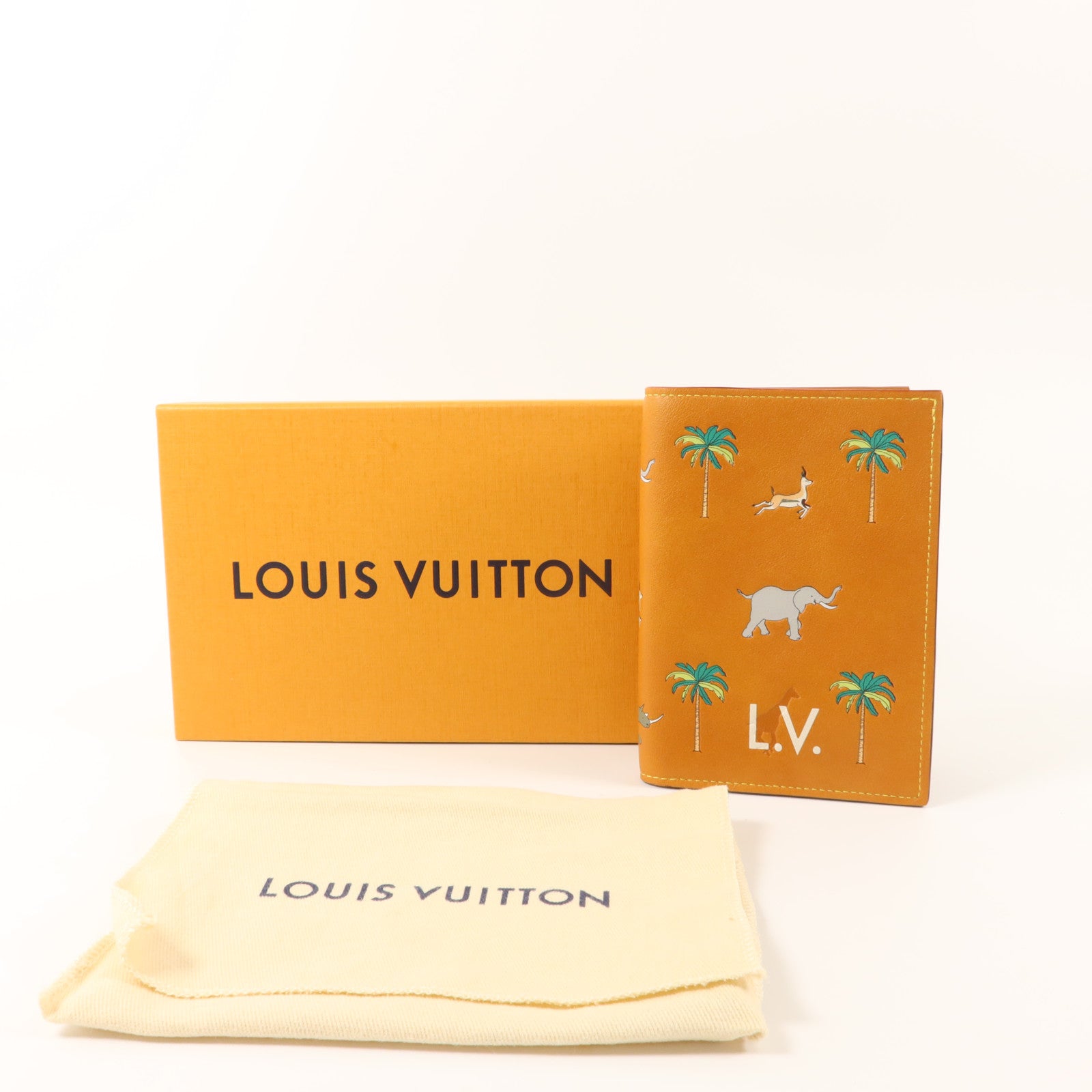 LOUIS VUITTON 牛皮皮革The Darjeeling Limited Passport Cover護照套