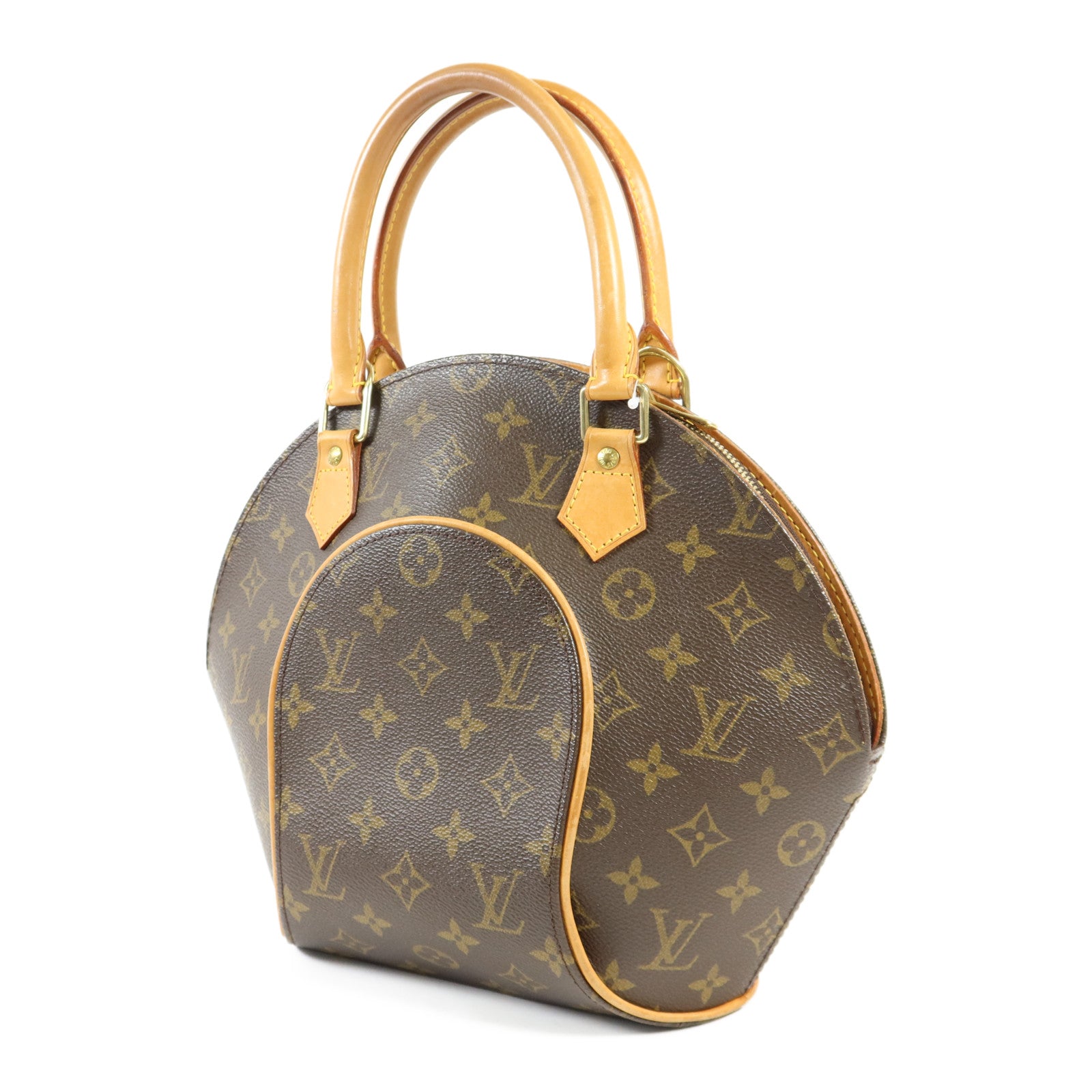 LOUIS VUITTON Monogram Elipse MM金扣手挽袋