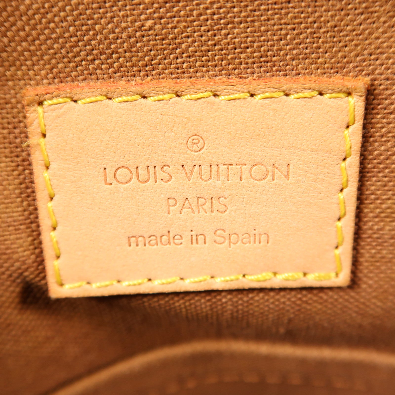 LOUIS VUITTON Monogram Sac Bosphore金扣手挽肩背兩用袋