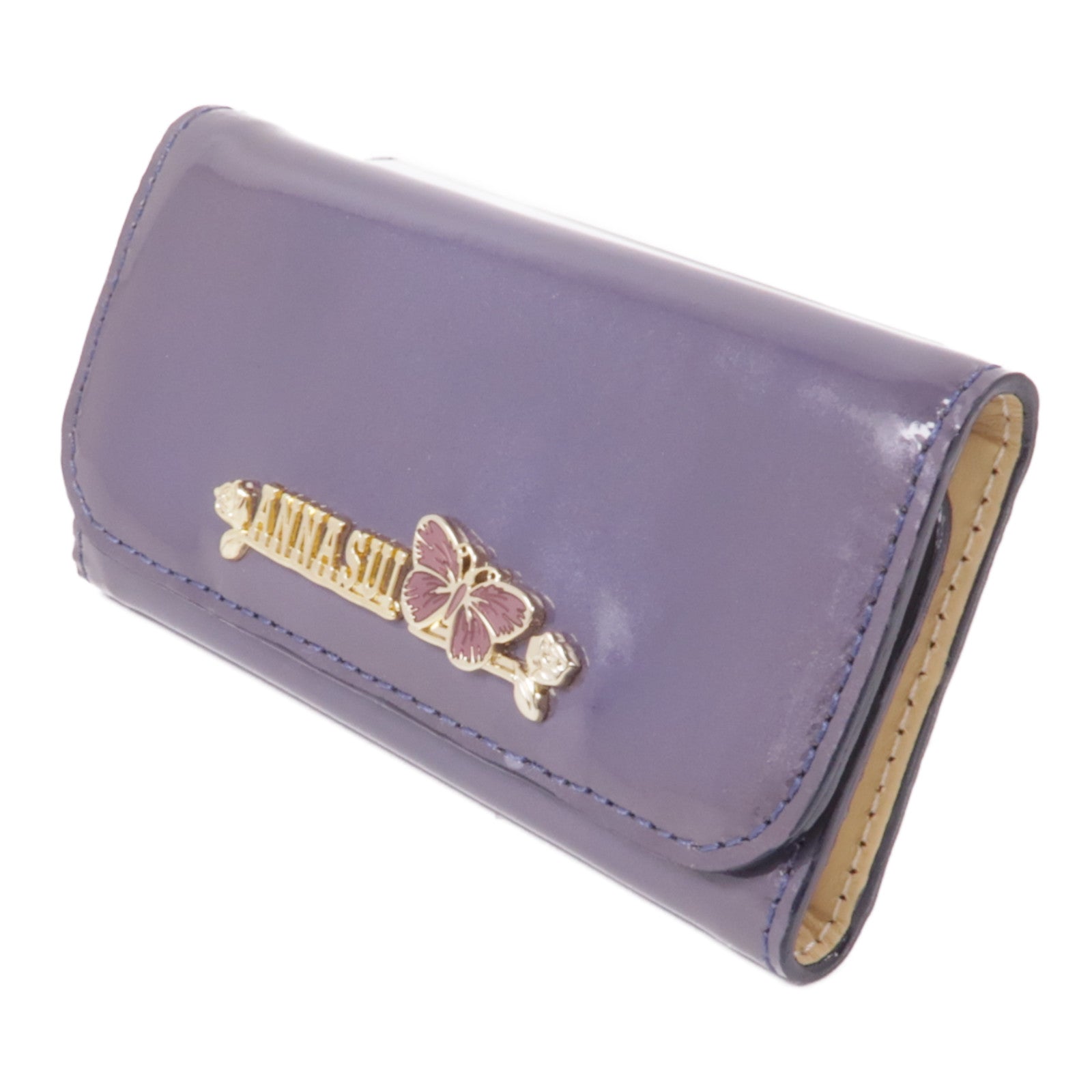 ANNA SUI 漆皮皮革Key Holder金扣鎖匙包