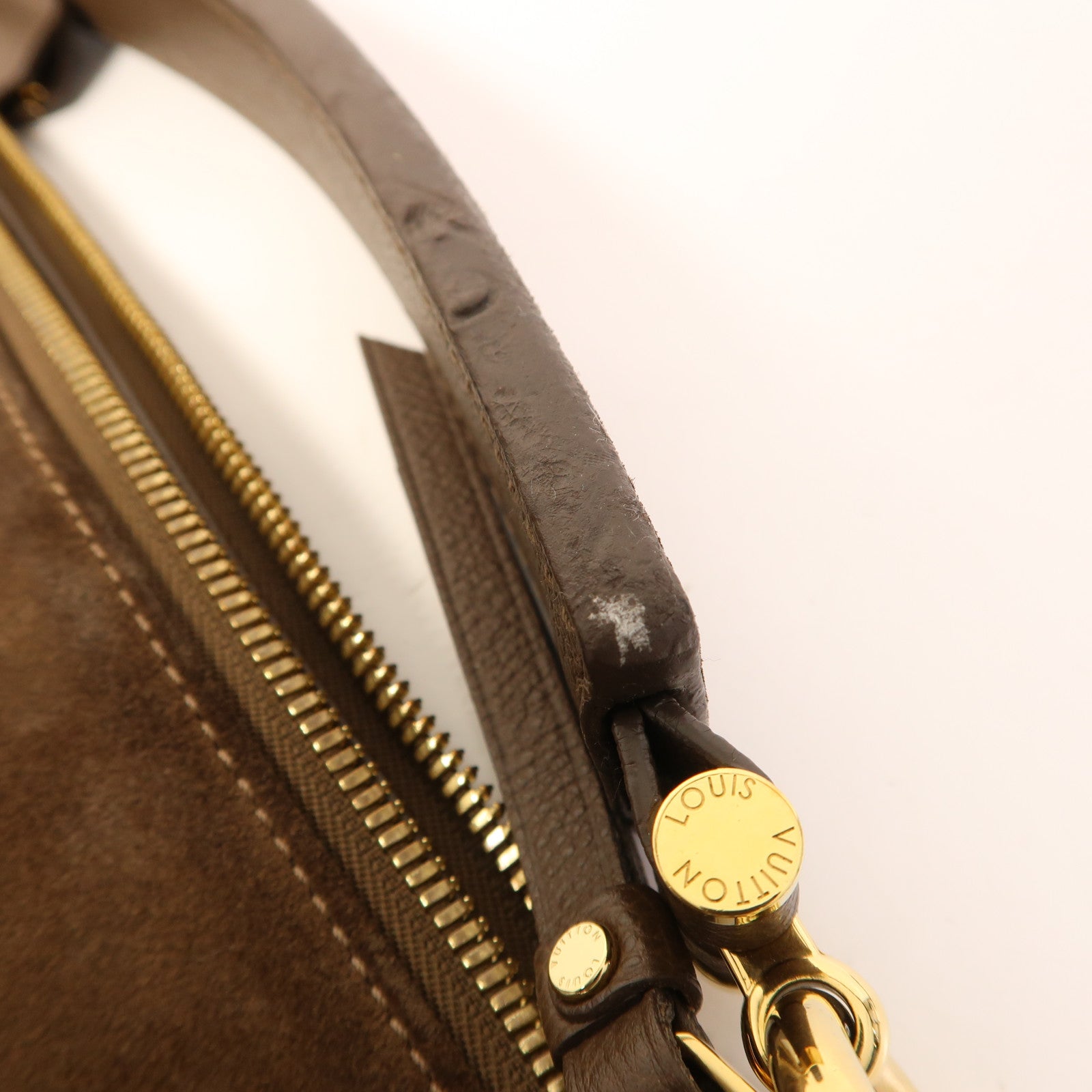 LOUIS VUITTON Monogram Empreinte Audacieuse MM金扣手挽肩背兩用袋