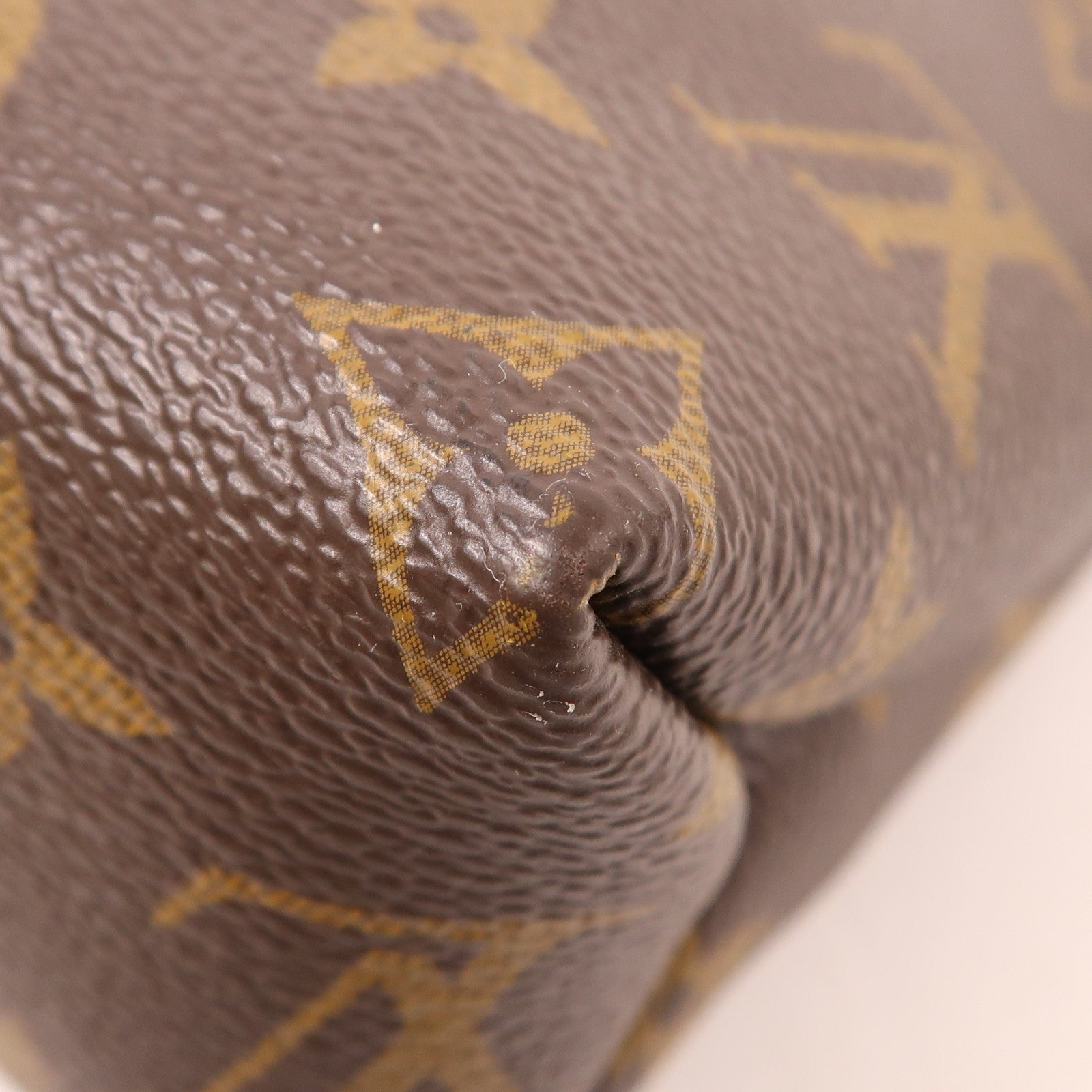 LOUIS VUITTON GHW Saint Placide Shoulder Bag M43713 Monogram Brown/Red