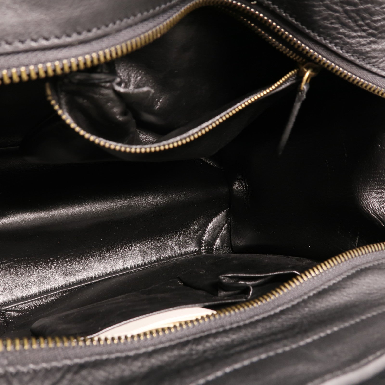 CELINE 牛皮/麂皮皮革Medium Luggage金扣手挽袋