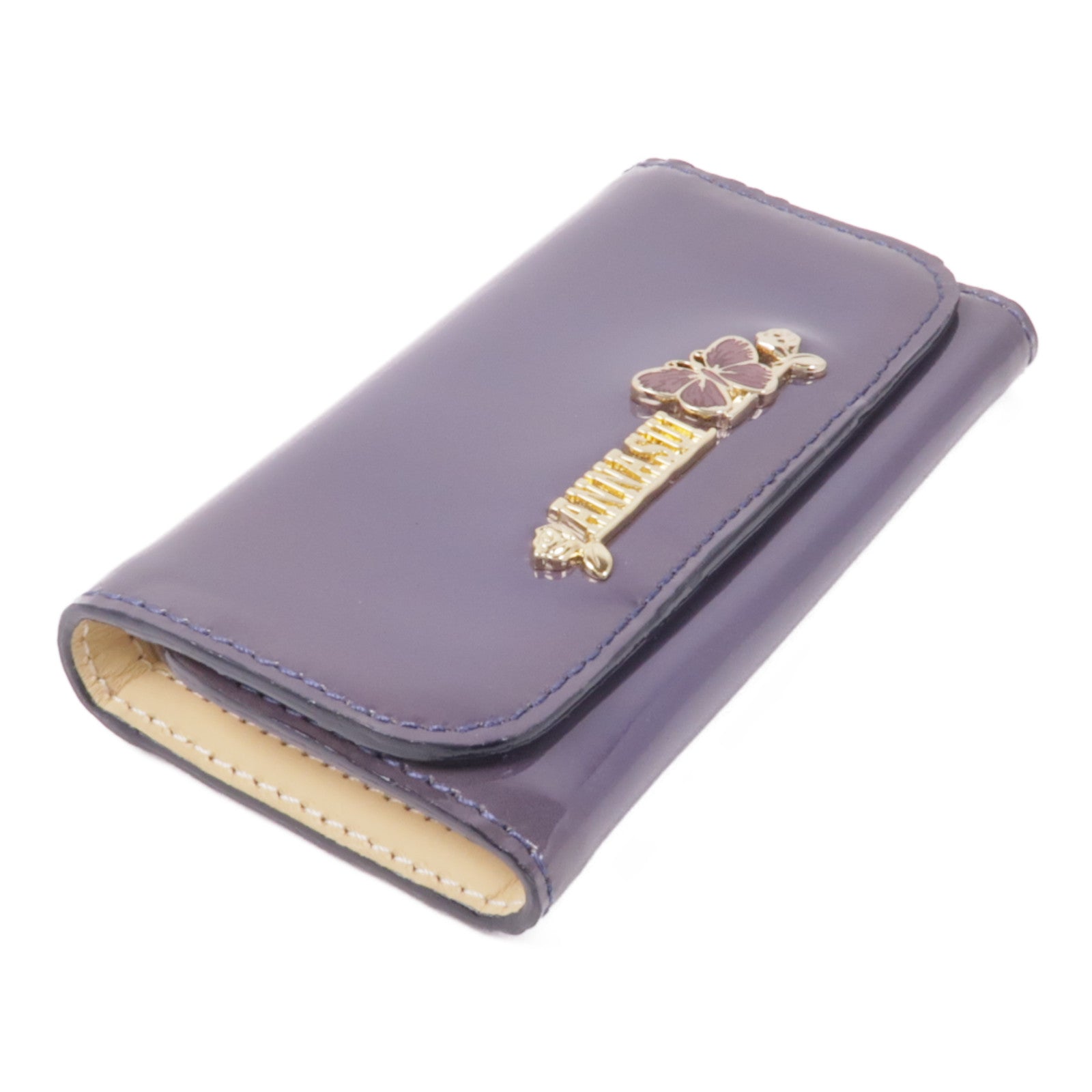 ANNA SUI 漆皮皮革Key Holder金扣鎖匙包