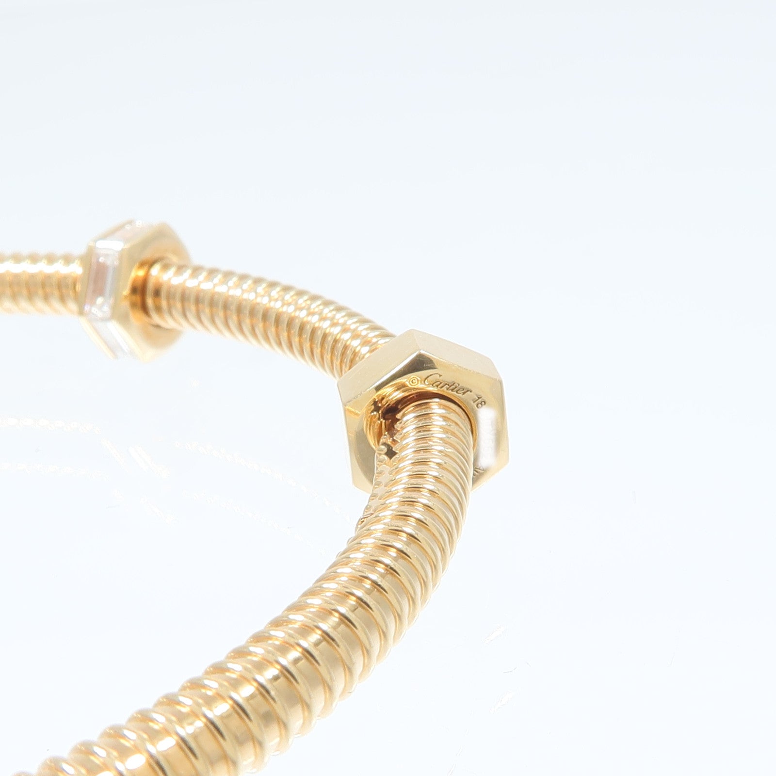CARTIER 18K玫瑰金Ecrou DE Cartier Bracelet鑽石手鏈