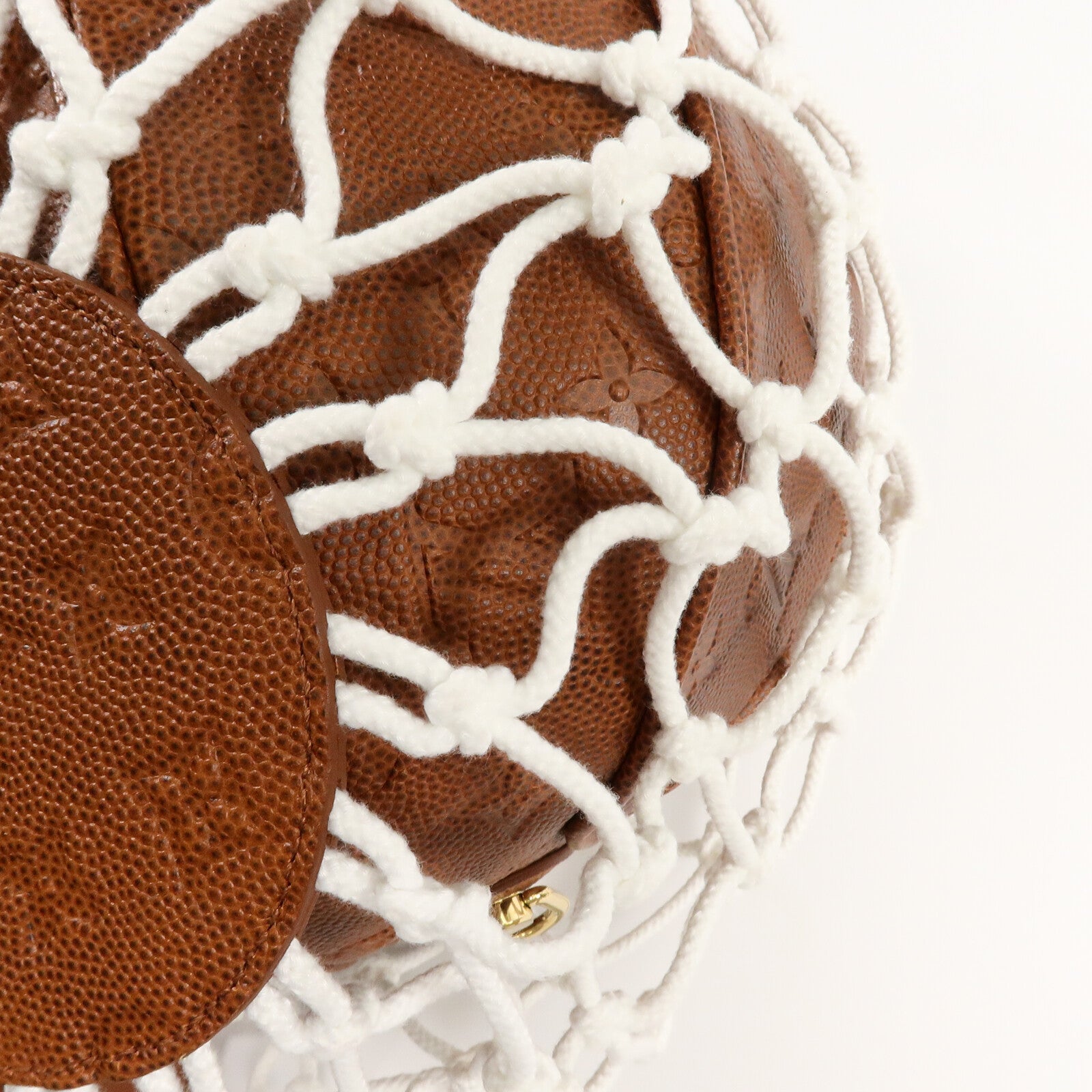 LOUIS VUITTON Monogram/牛皮皮革LV x NBA Ball in Basket Bag肩背袋