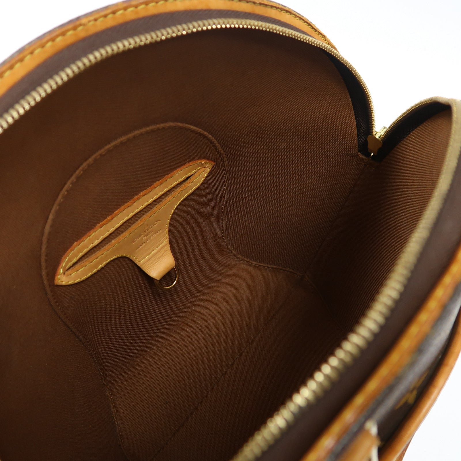 LOUIS VUITTON Monogram Ellipse PM金扣手挽袋啡色