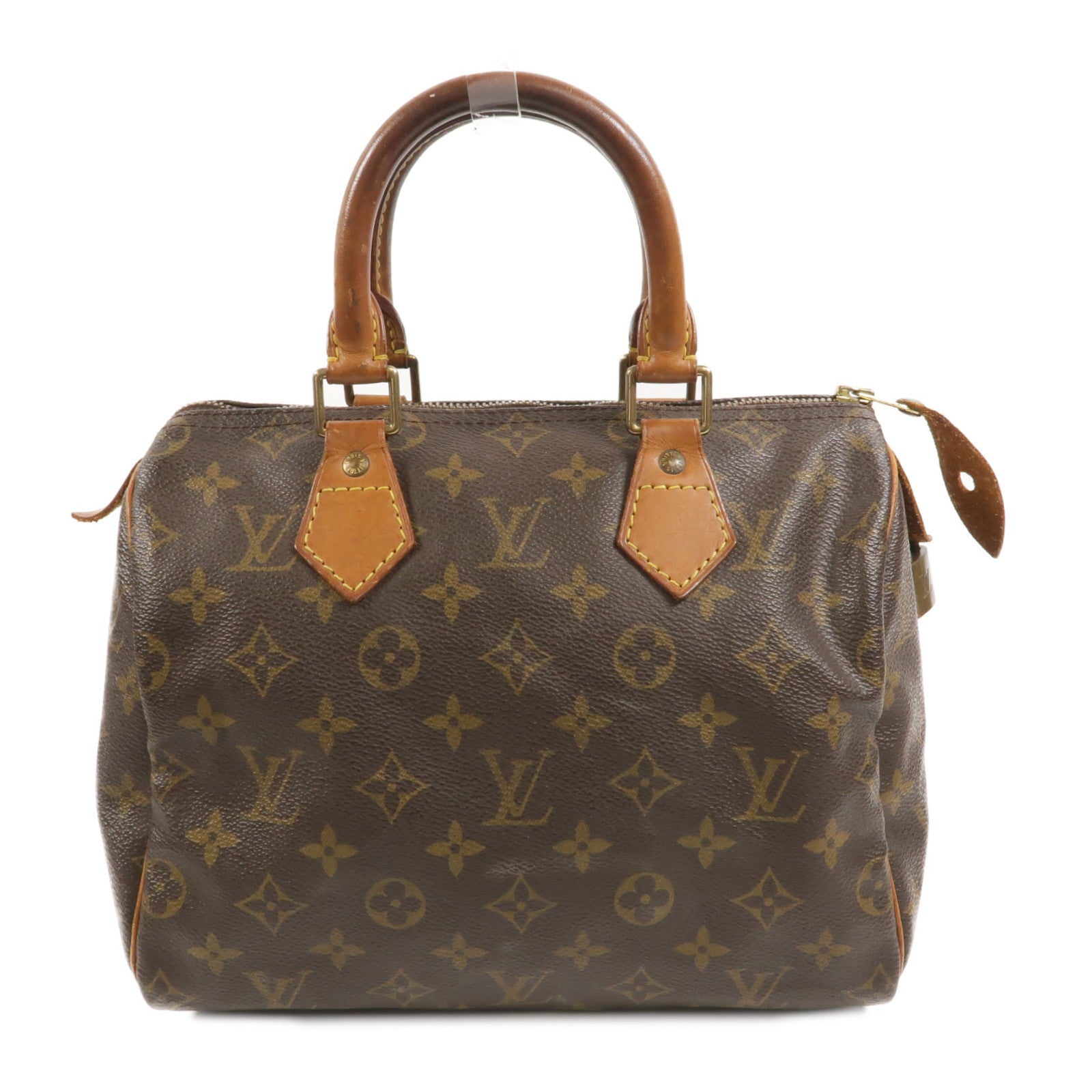 LOUIS VUITTON Monogram Speedy 25金扣手挽袋
