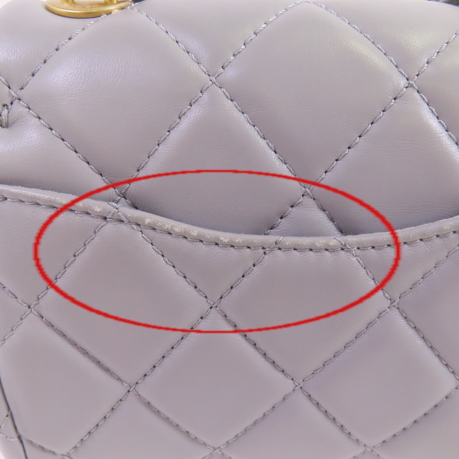 CHANEL 羊皮皮革Chain Shoulder金扣鏈帶肩背袋