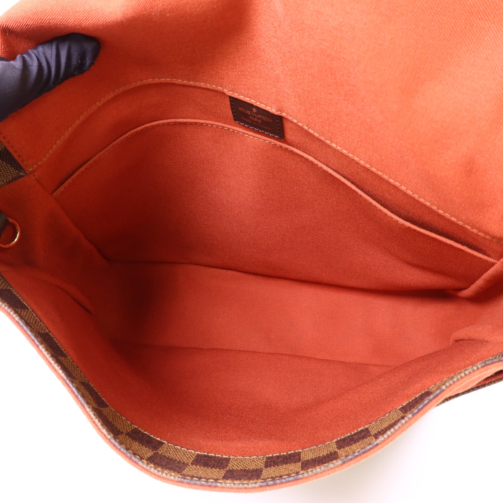 LOUIS VUITTON Damier Bastille金扣肩背袋