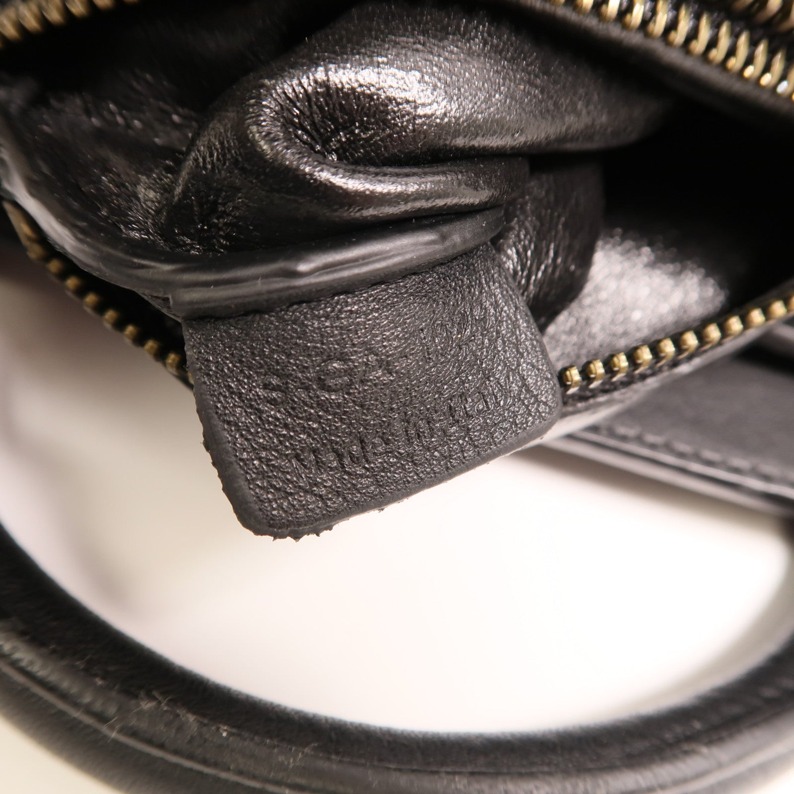 CELINE 牛皮/麂皮皮革Medium Luggage金扣手挽袋