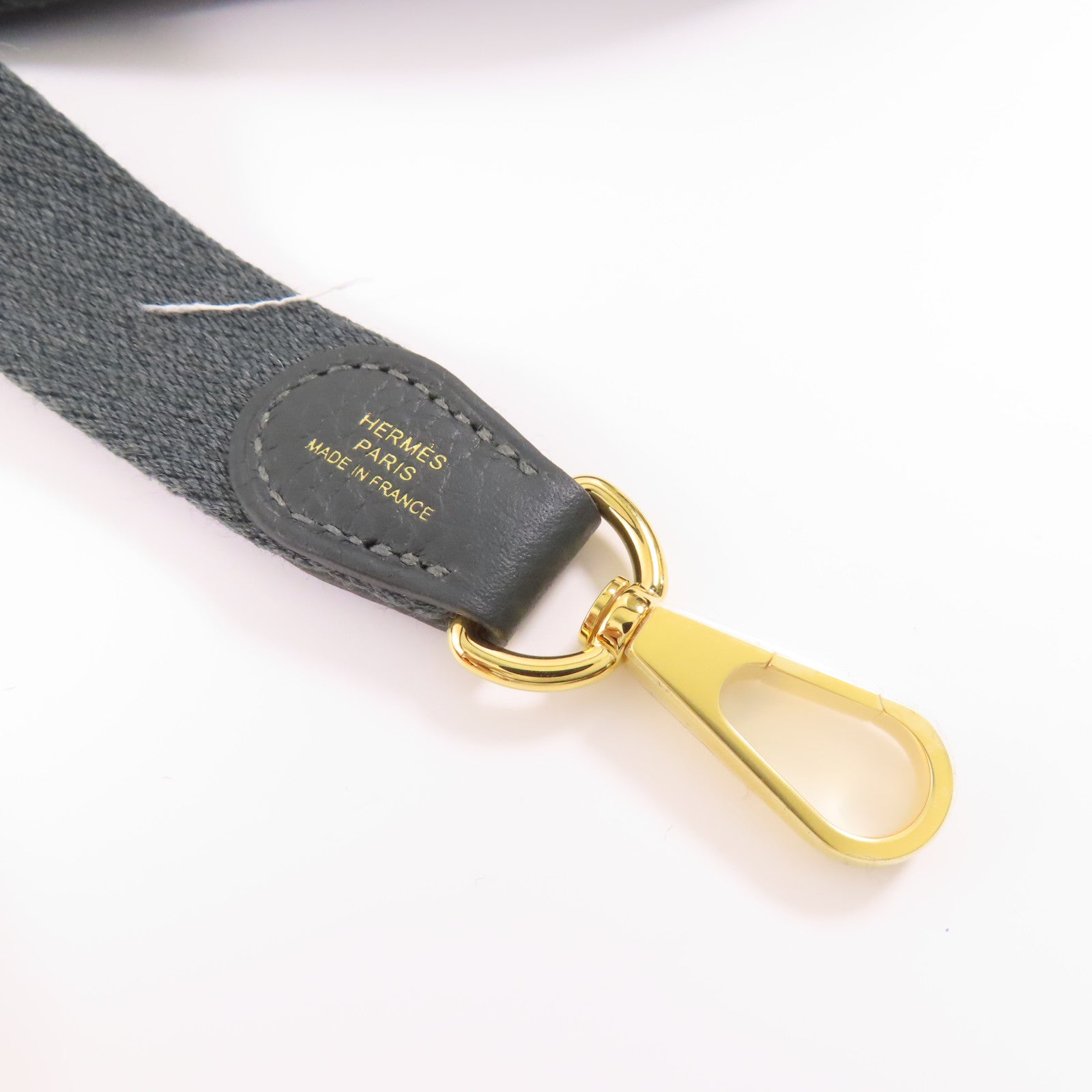 HERMES Clemence皮革Evelyne TPM銀扣肩背袋Vert Amande