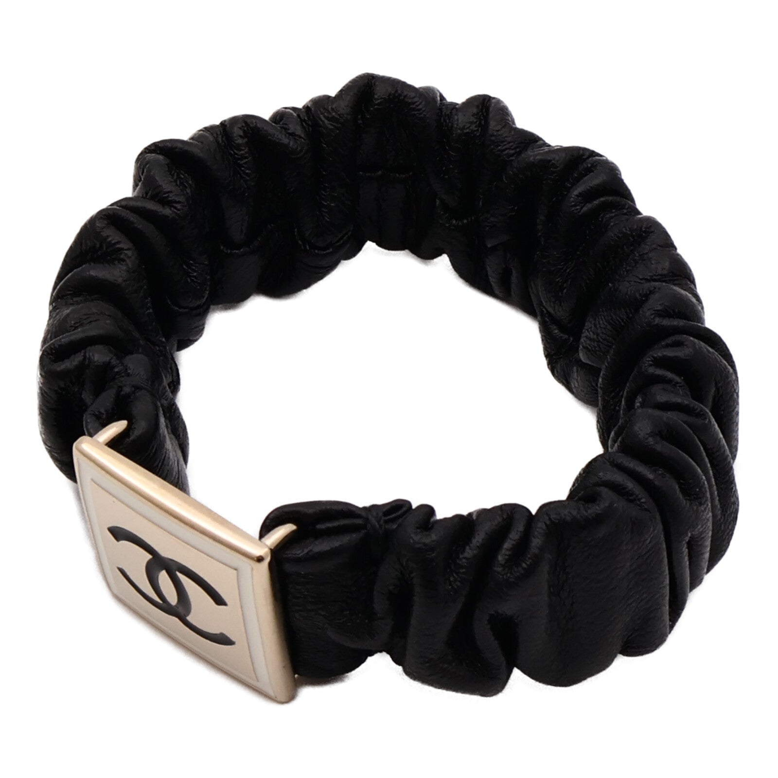CHANEL 羊皮皮革Hair Band髮帶