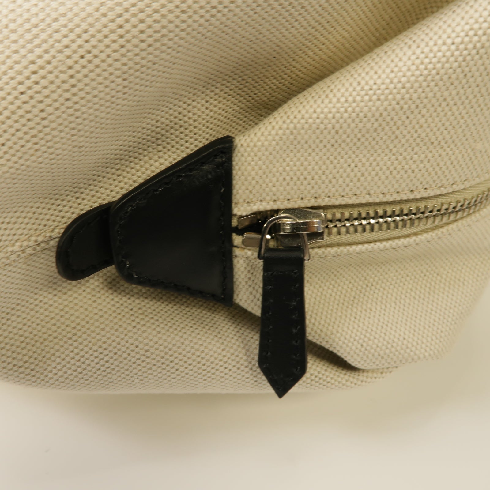 BALENCIAGA 【激減優惠】帆布Large Tote Bag銀扣肩背袋白色/黑色