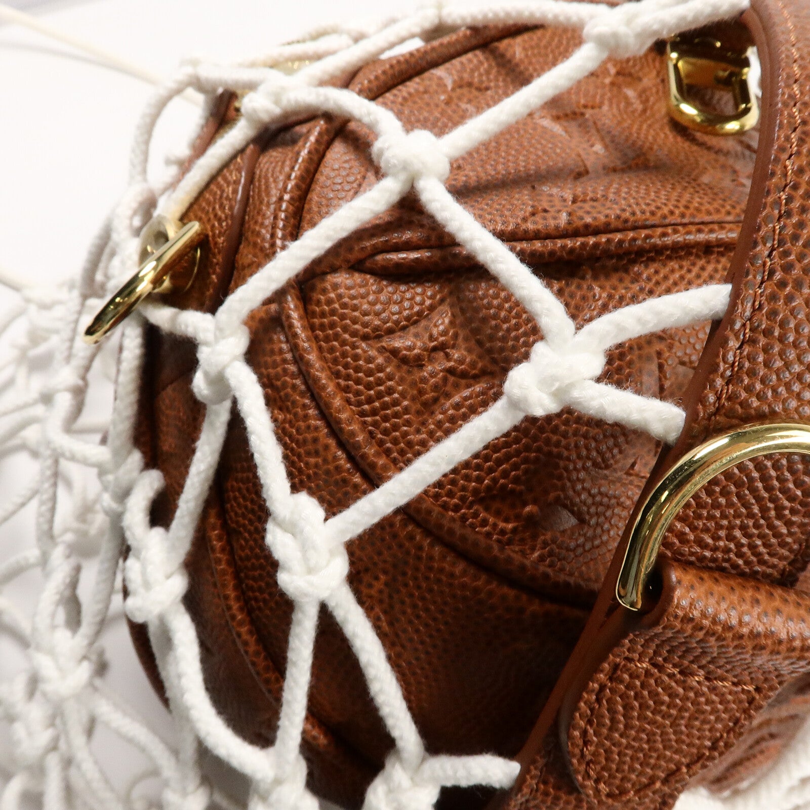 LOUIS VUITTON Monogram/牛皮皮革LV x NBA Ball in Basket Bag肩背袋