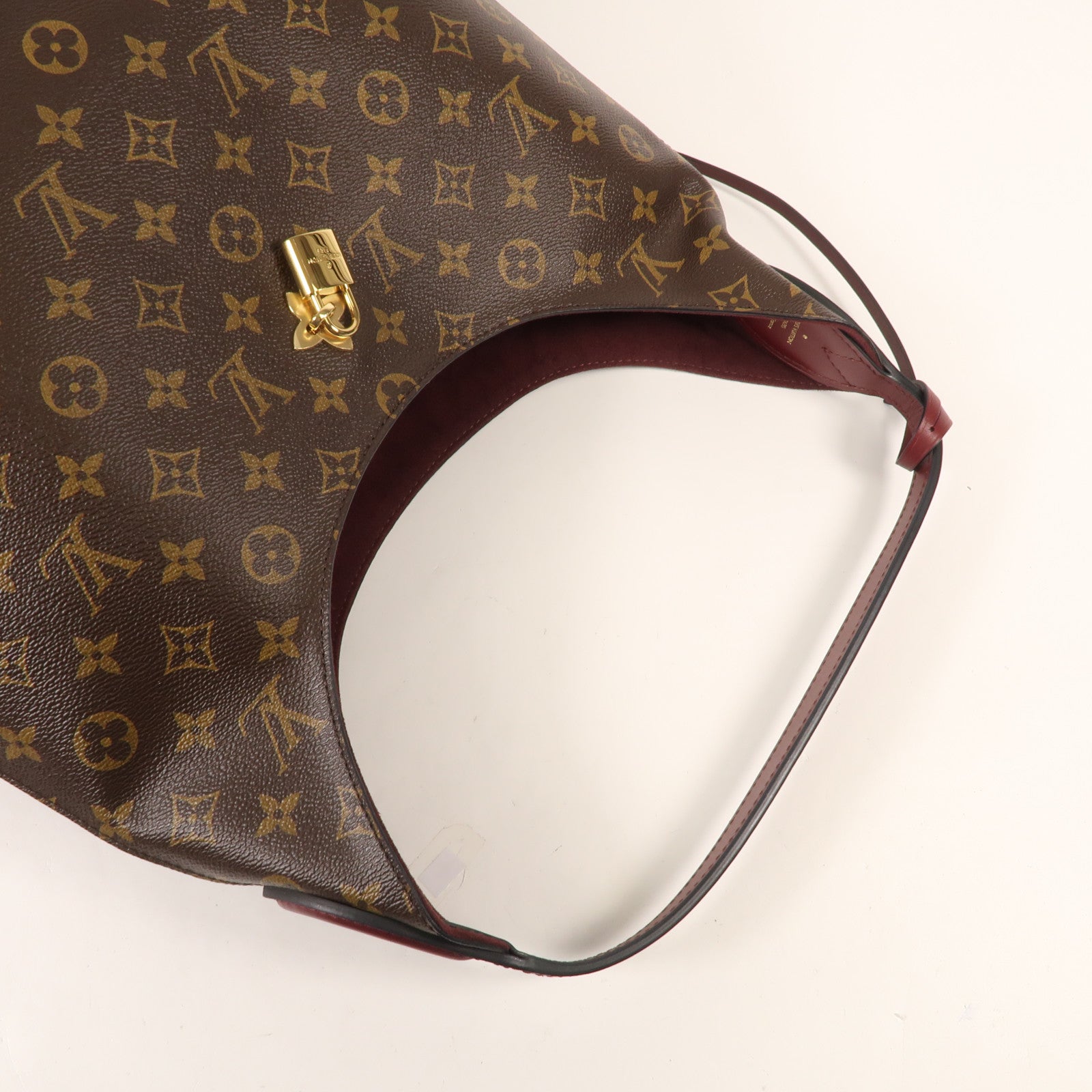 LOUIS VUITTON Monogram Flower Hobo金扣肩背袋