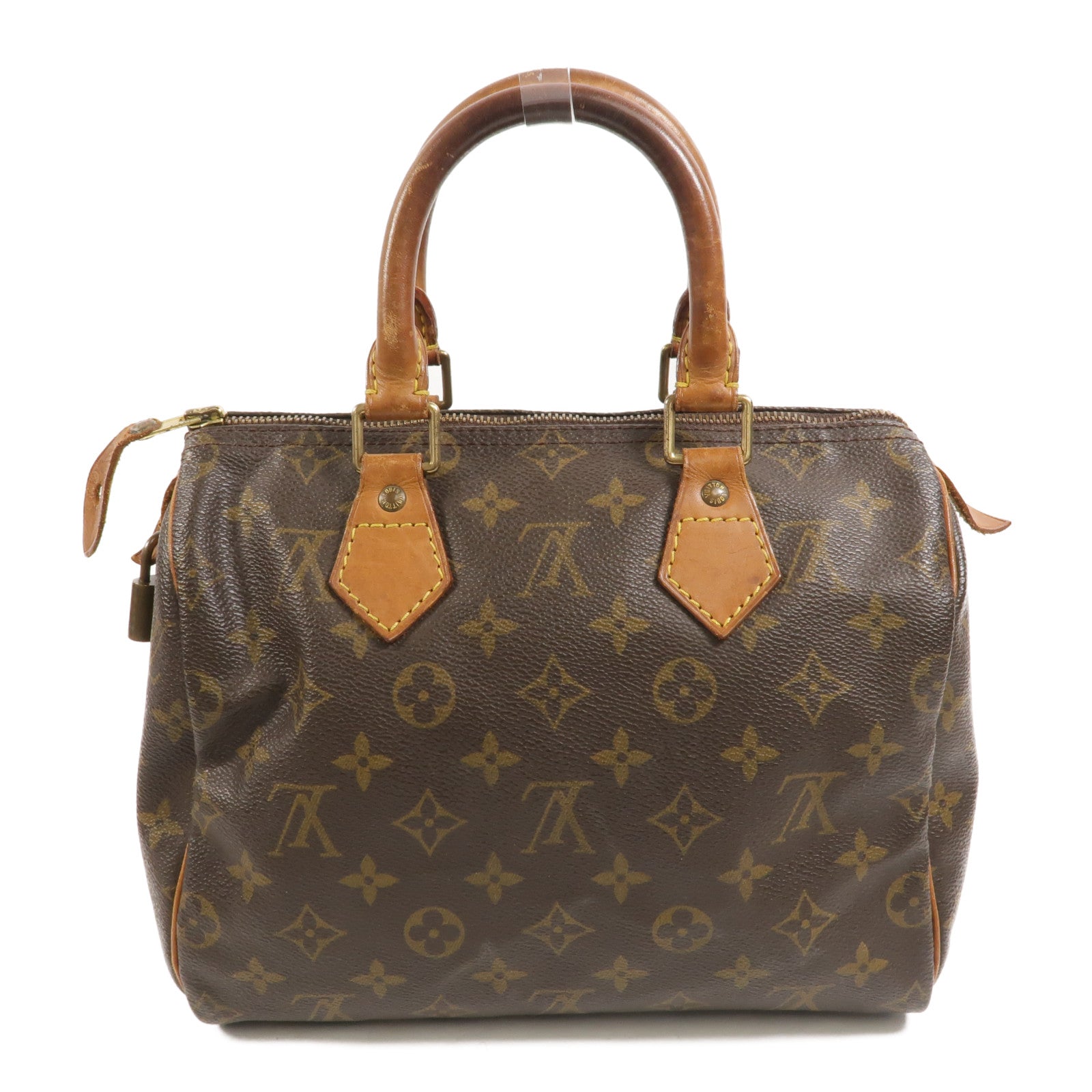 LOUIS VUITTON Monogram Speedy 25金扣手挽袋