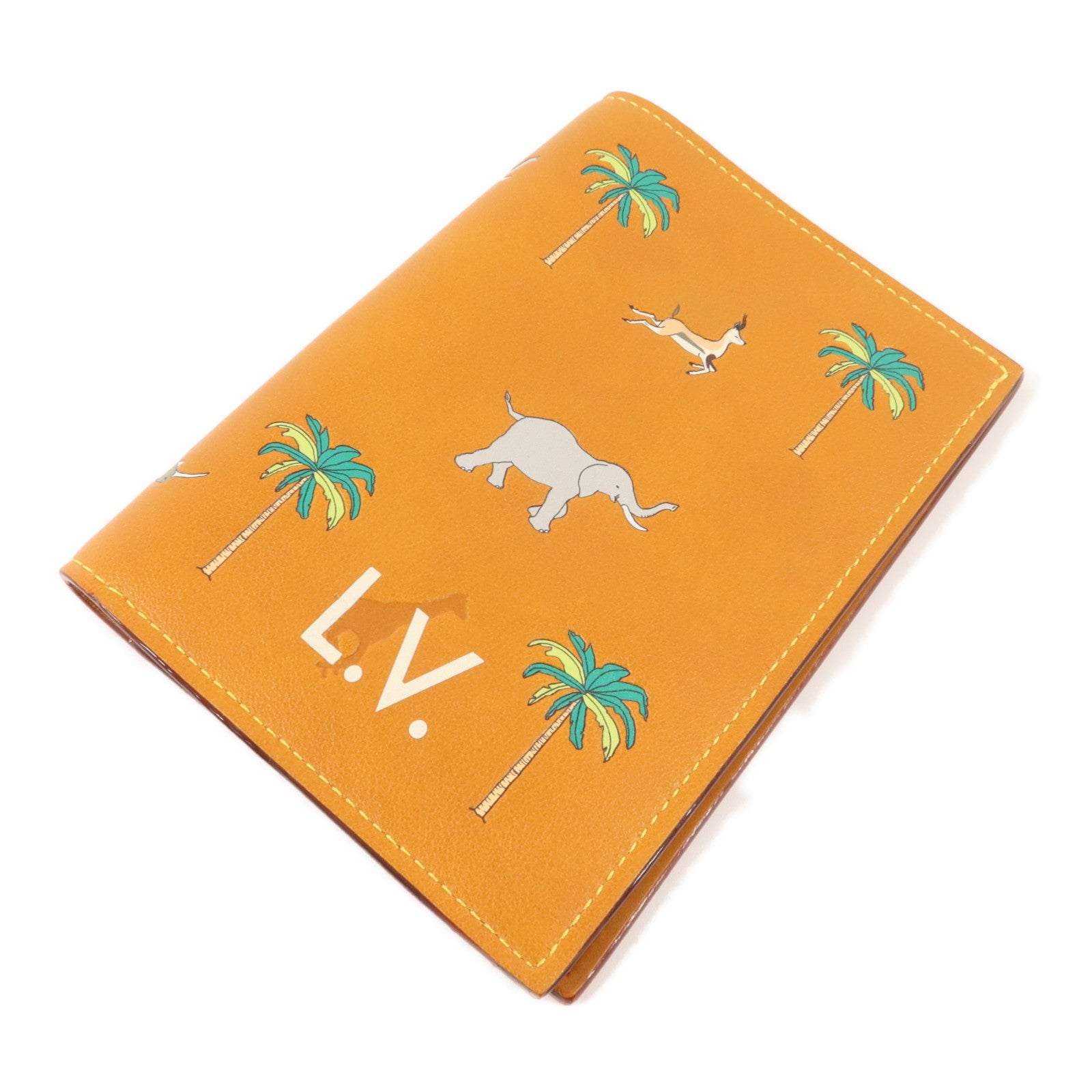 LOUIS VUITTON 牛皮皮革The Darjeeling Limited Passport Cover護照套