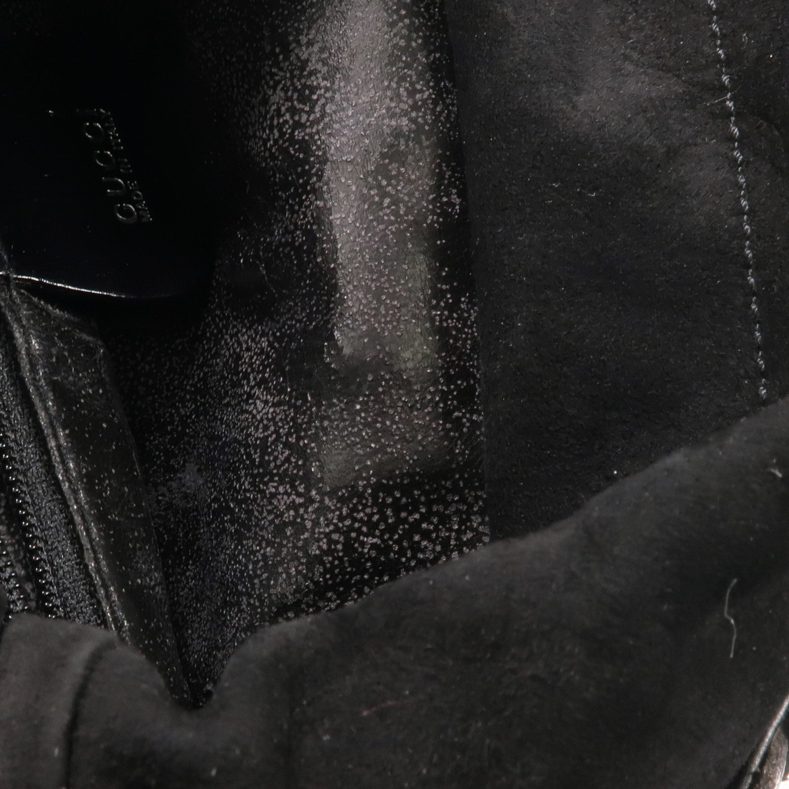 GUCCI 牛皮皮革Chain Shoulder Bag銀扣鏈帶肩背袋