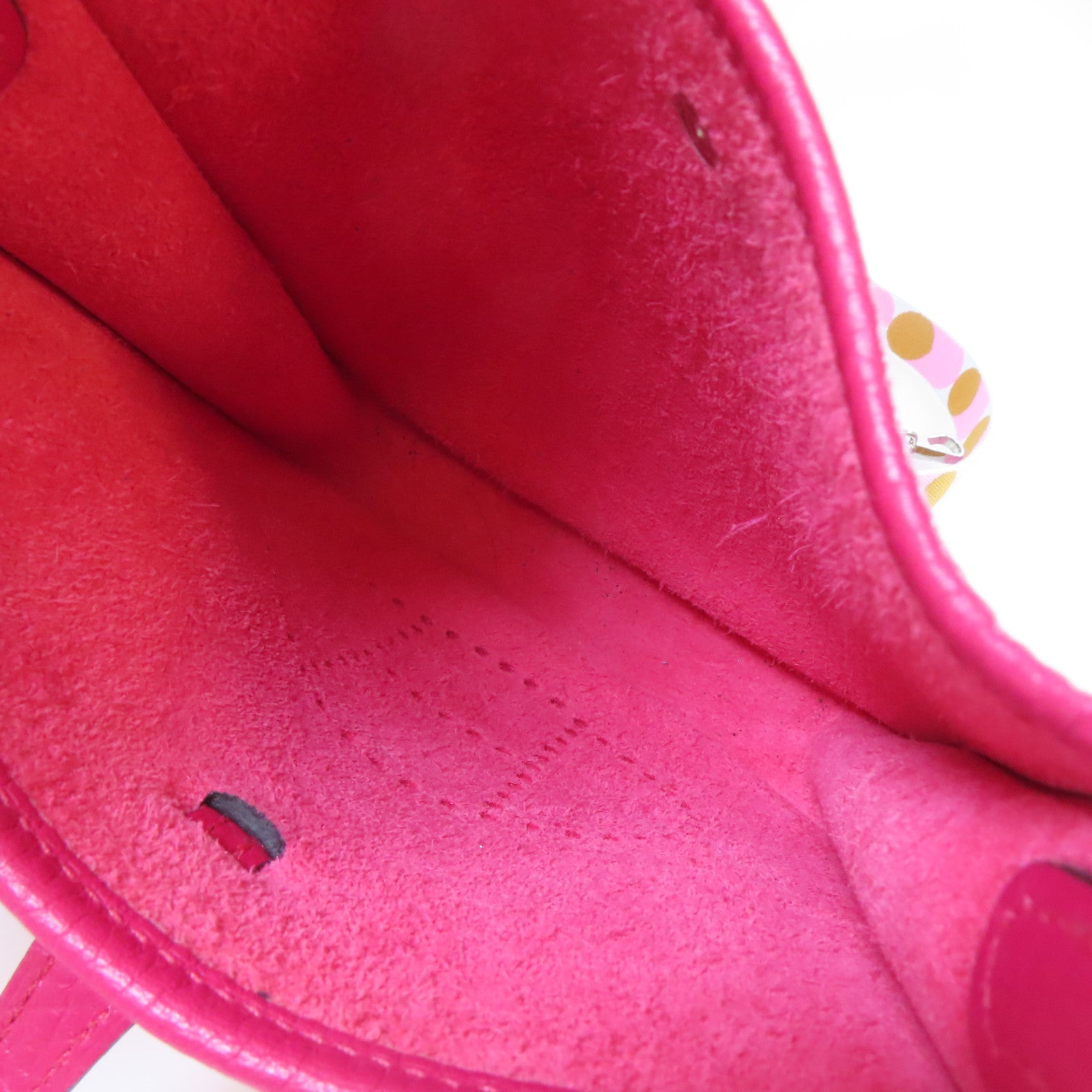 HERMES 【激減優惠】Taurillon Clemence皮革Evelyne TPM Shoulder Bag銀扣肩背袋粉紅色