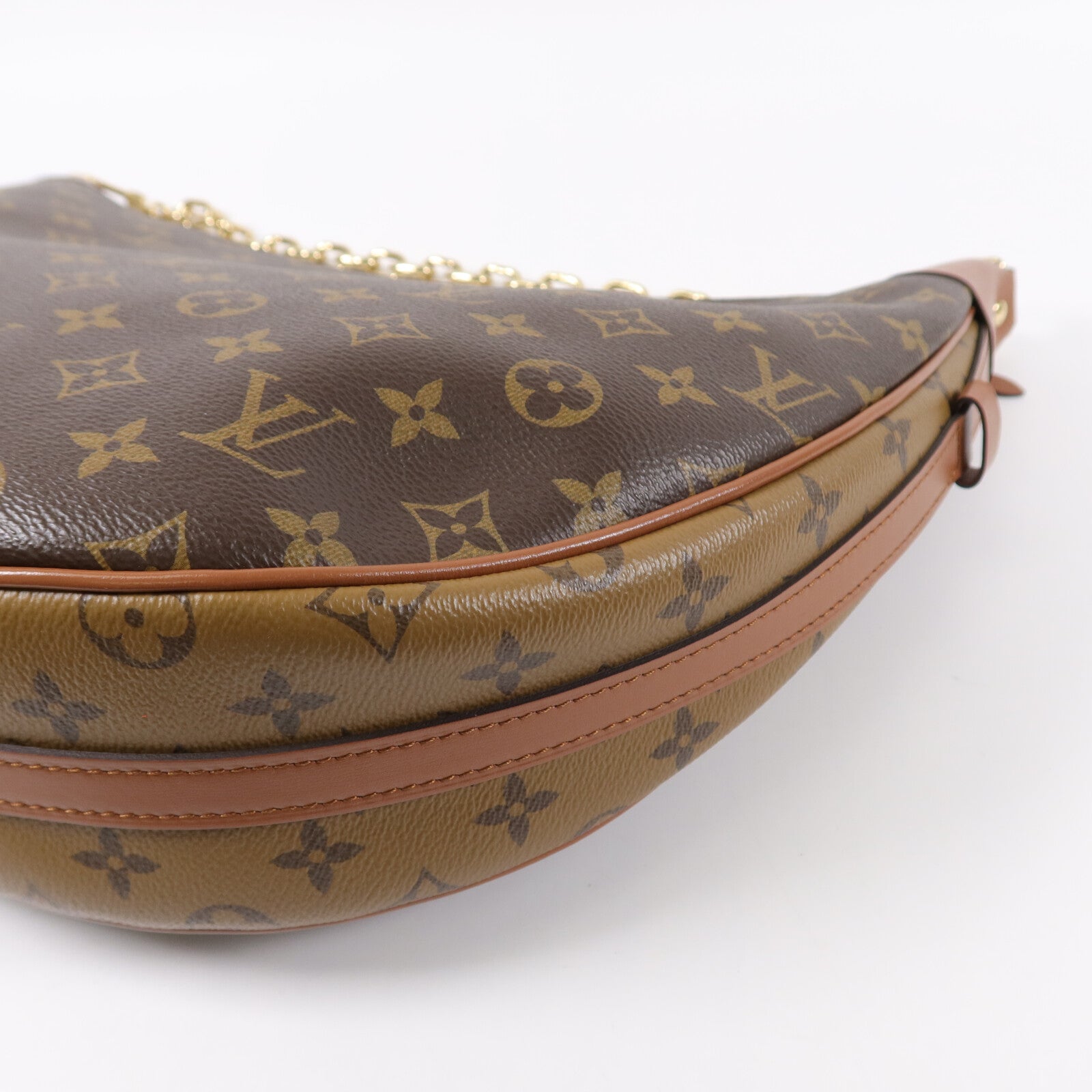 LOUIS VUITTON Monogram Reverse Loop Hobo手挽肩背兩用袋